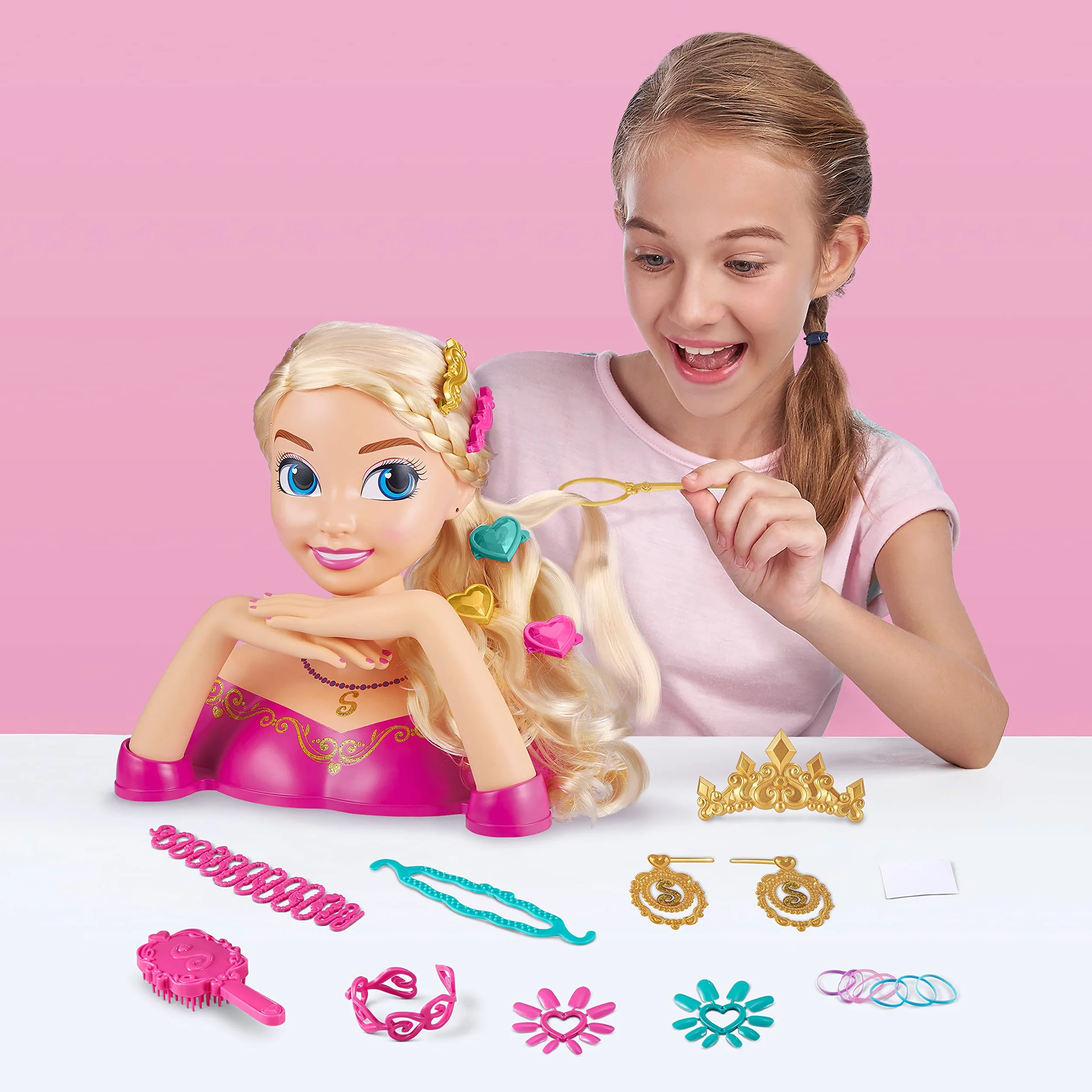 ZURU Sparkle Girlz Tête à coiffer Nail Art coiffage pour Ongles 3 ans et plus