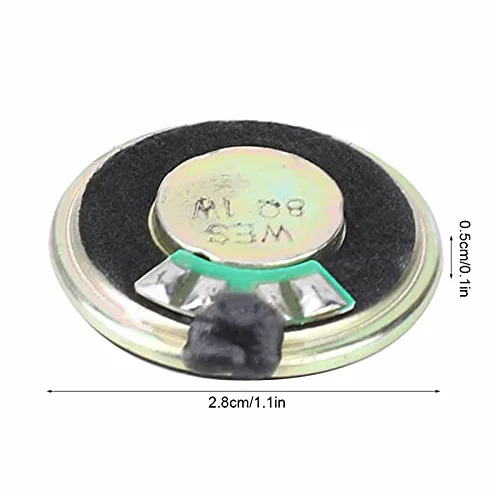 Haut-Parleurs Stéréo 8Ω 1W 28mm Aimant Premium pour Remplacement Audio Projets DIY