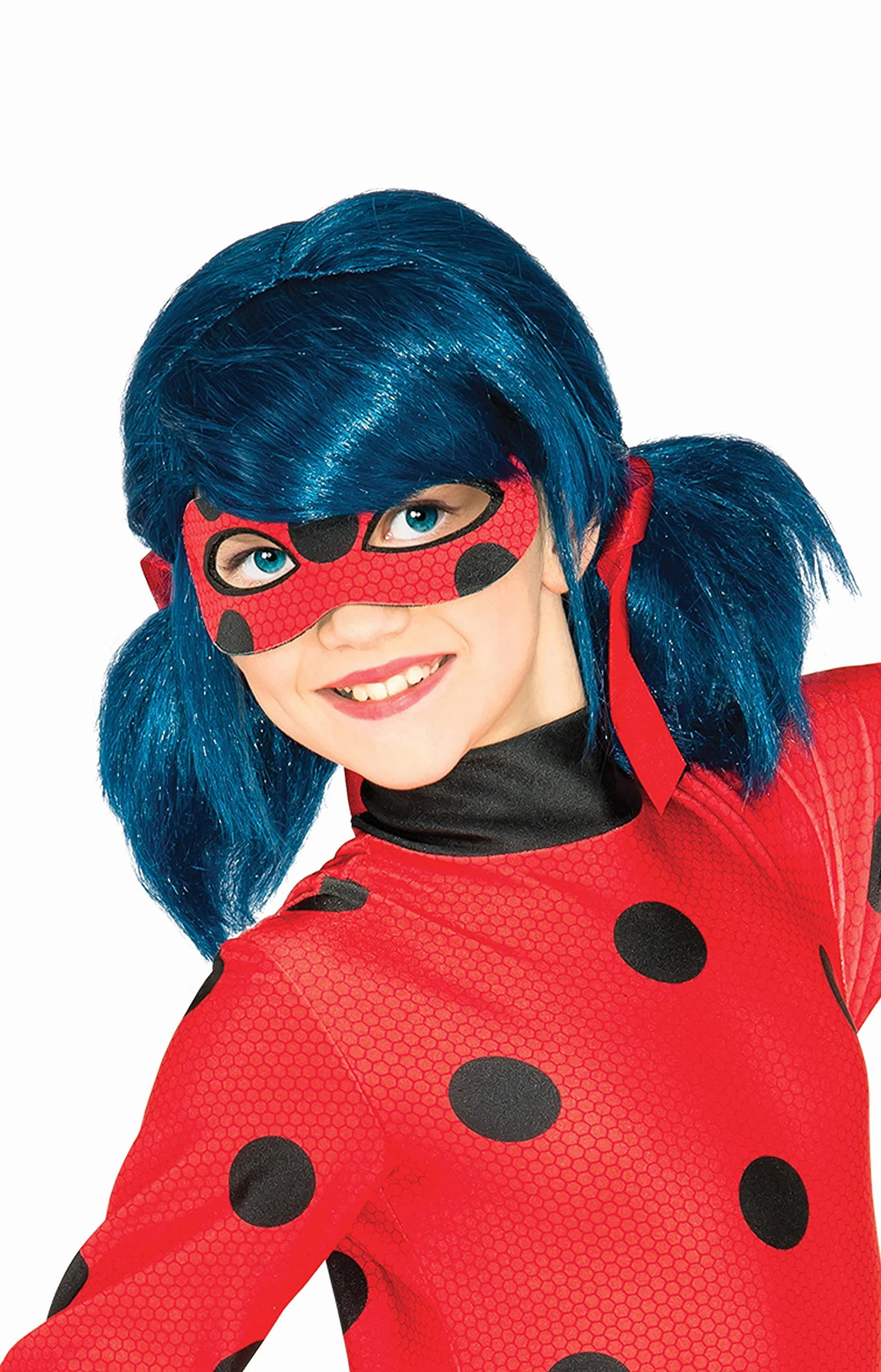 Rubie's Perruque Miraculous Lady Bug pour enfant Accessoire de déguisement