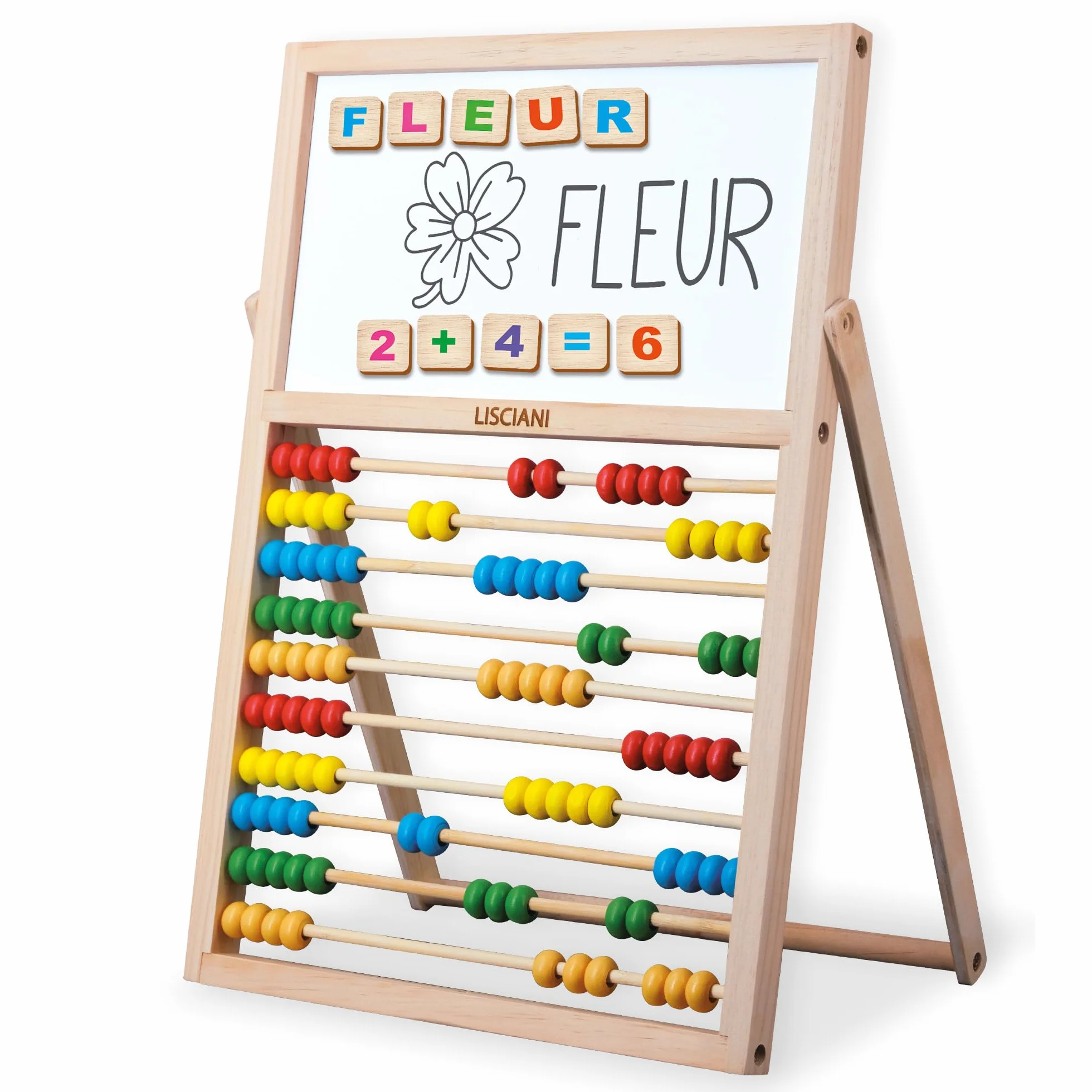 Lisciani Montessori Mes Premières Compétences Jeu Éducatif Enfants 3 Ans Apprendre Chiffres Lettres Tableau Magnétique Effaçable