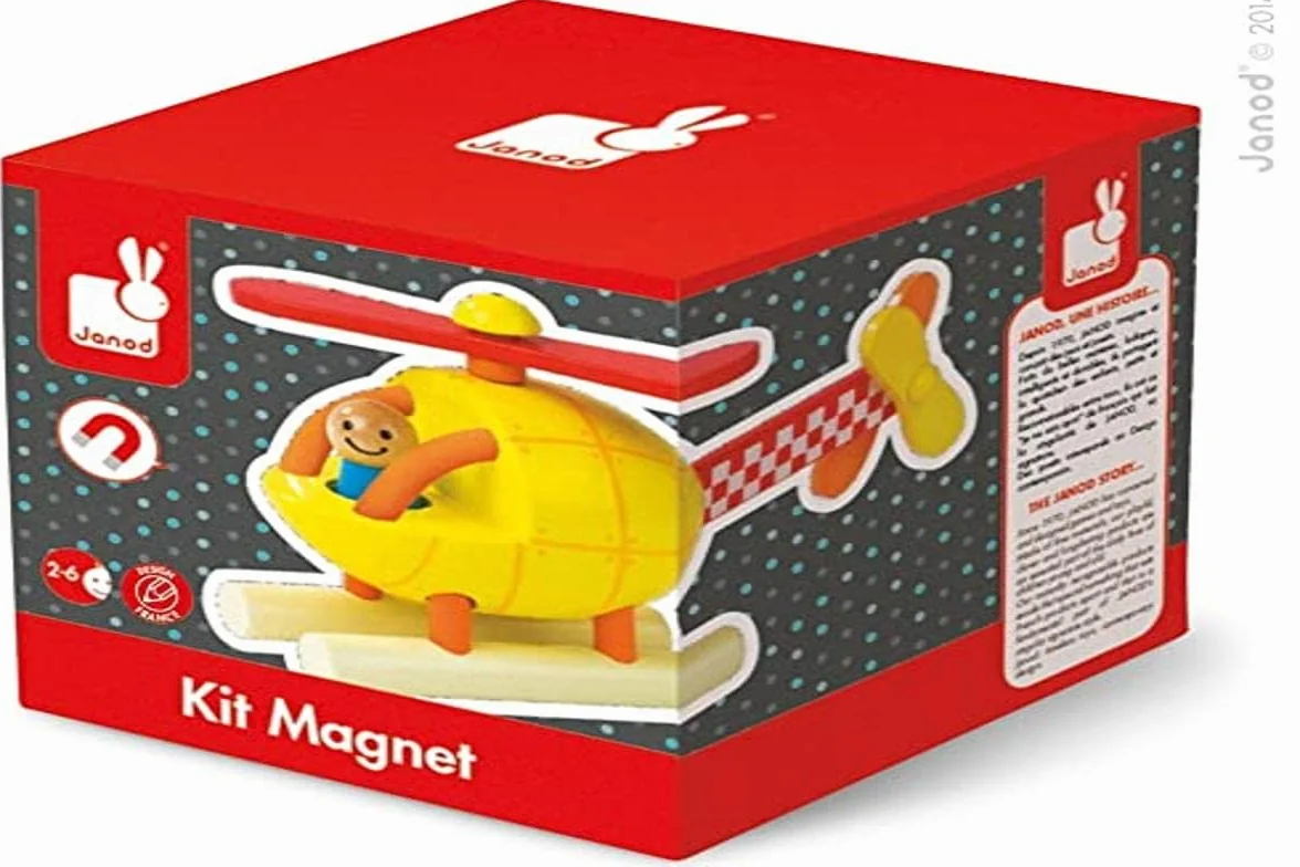 Janod Magnetyczny Zestaw Konstrukcyjny Helikopter