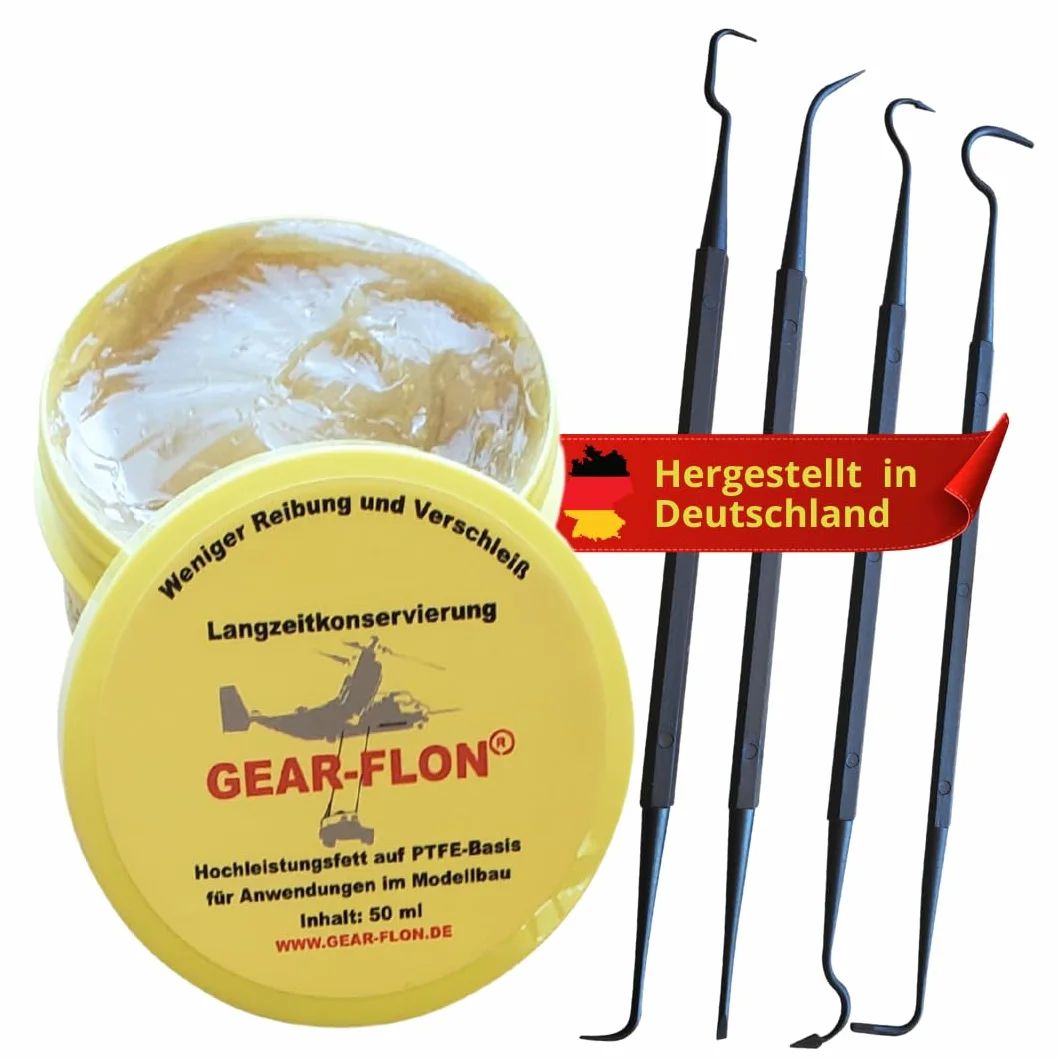 Graisse PTFE haute performance pour modélisme - Lubrifiant pour articulations, engrenages et entraînements