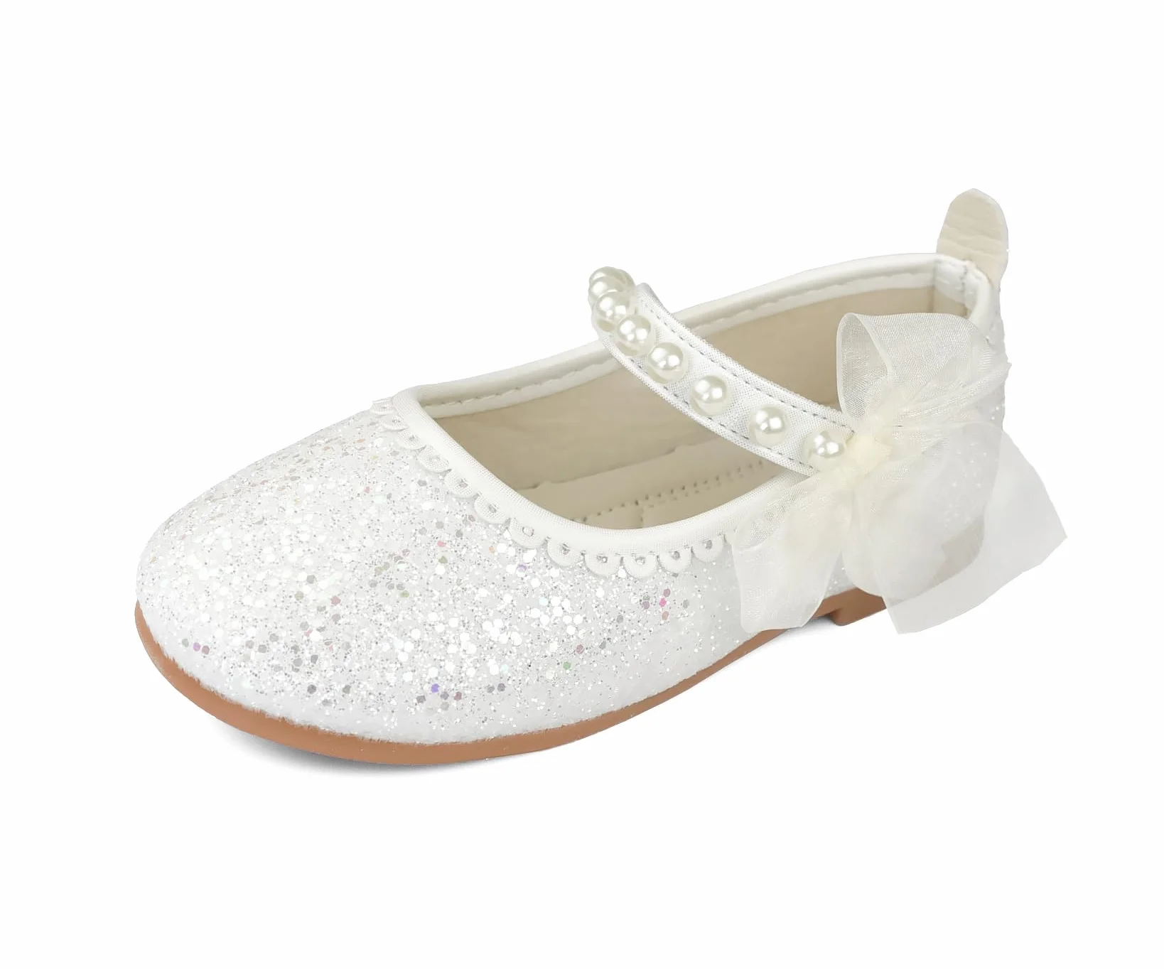 Chaussures de Princesse Paillettes pour Filles Scintillantes