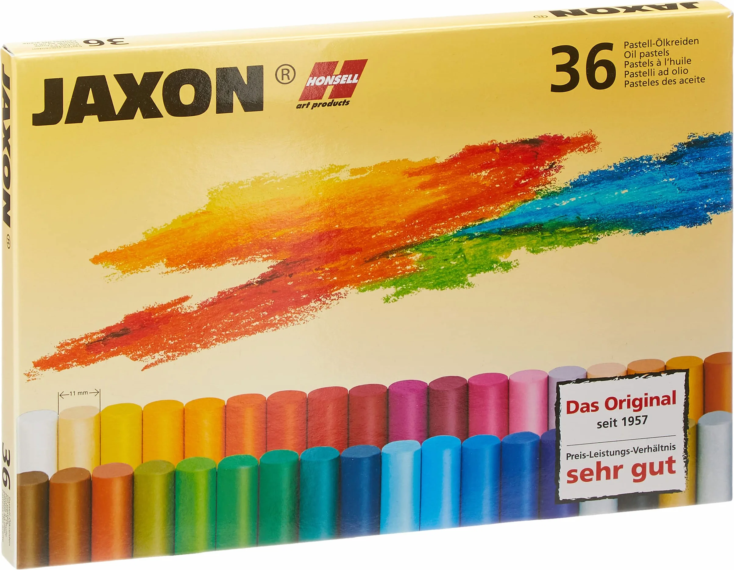 Honsel Art Products Craies à huile JAXON 36 pièces