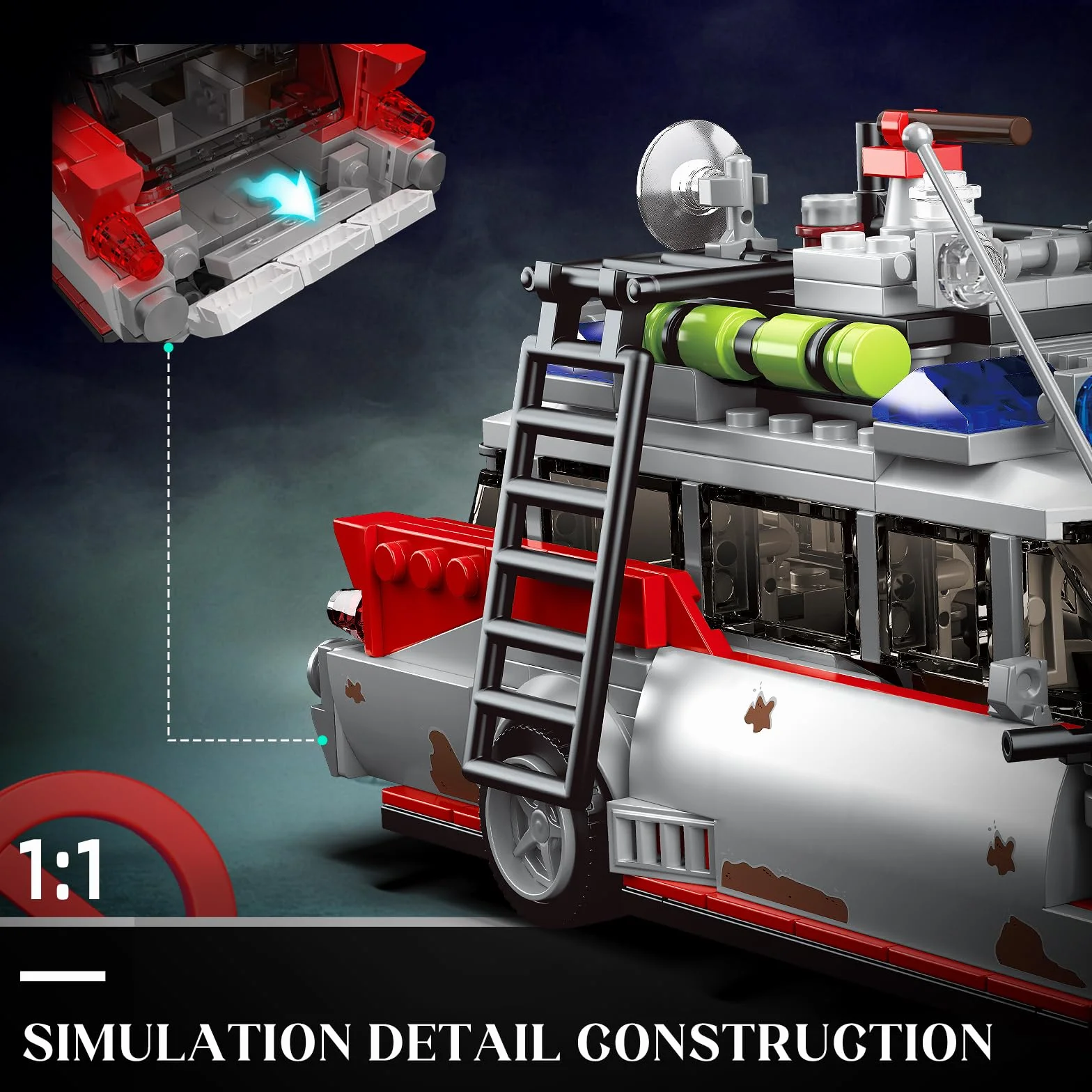Mould King 10021 Voiture de course technique jouet de construction 646 pièces