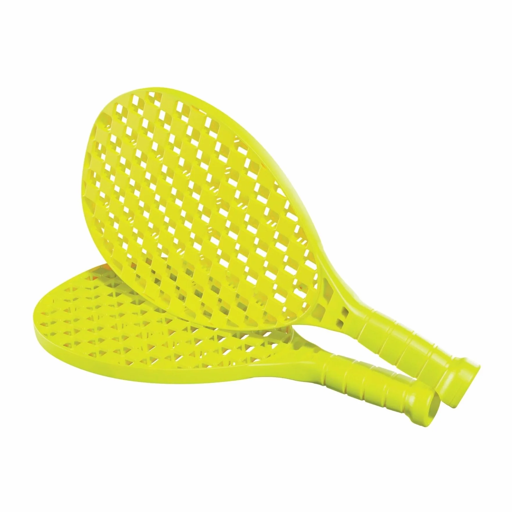 Swingball Early Fun Jeu Swingball Tout Terrain Raquettes Légères Balle Mousse Tête Spirale Anti-Emmêlement Socle Stable Bleu