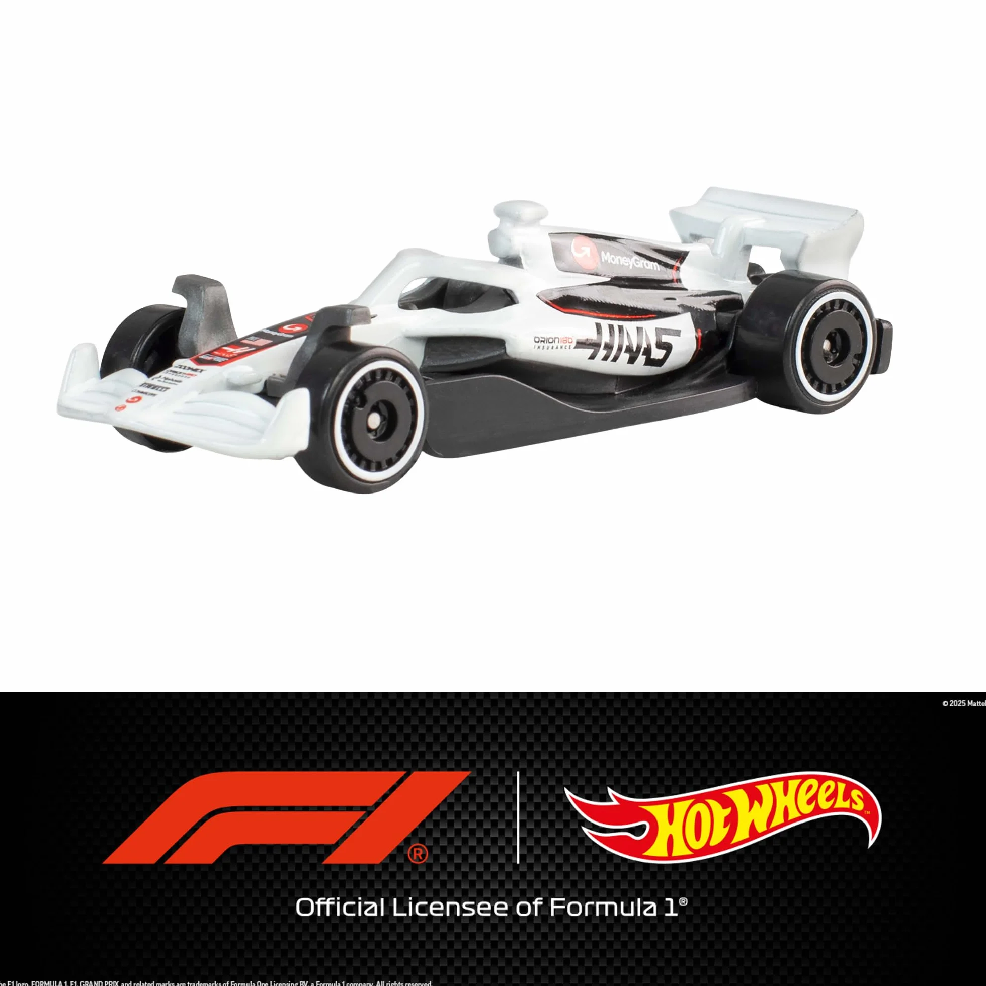 Hot Wheels Coffret 5 Voitures de Course Échelle 1/64 Modèles Réduits Métal Moulé Formule 1® Officiel JLN11