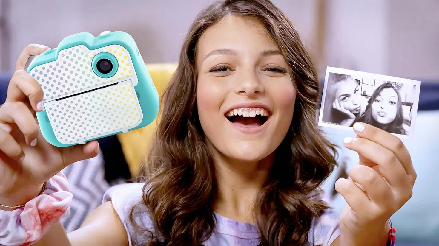 Canal Toys Photo Creator Appareil Photo 3 en 1 à Impression Instantanée Turquoise 2 Modes Selfie Caméra Vidéo Enfant 8 Ans+ 4 Rouleaux 250 Clichés CLK 001