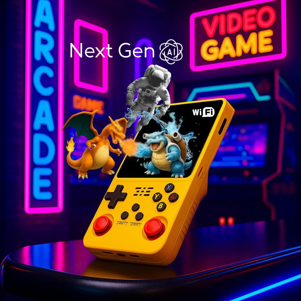Console portable GameBox Ultra 20 000 jeux Écran 4" Full HD 128 Go extensible Linux 3.0 WiFi Multiplayer