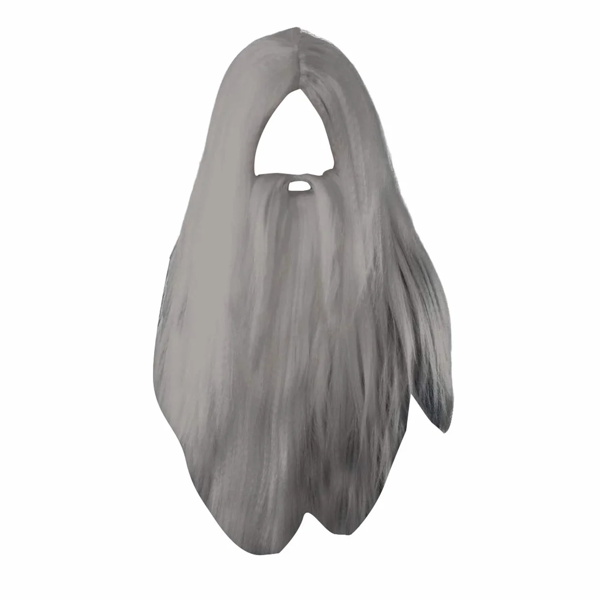 Perruque de magicien et longue barbe blanche Bristol Novelty BW660