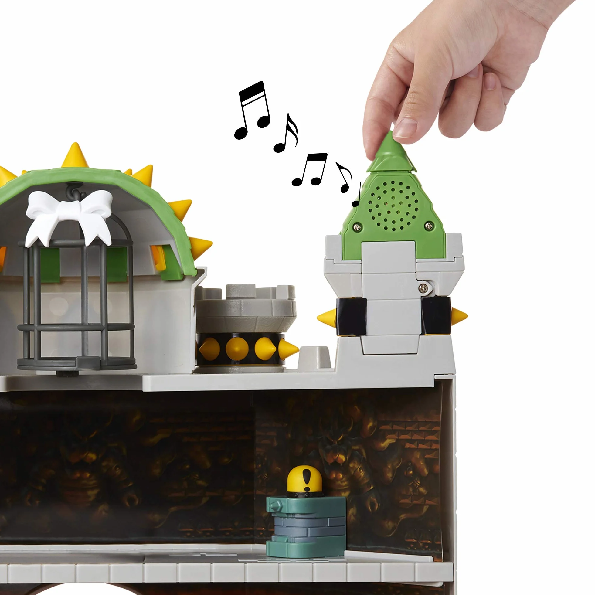 Super Mario Chateau de Bowser Playset Deluxe Figurines Bowser Inclus Effets Sonores