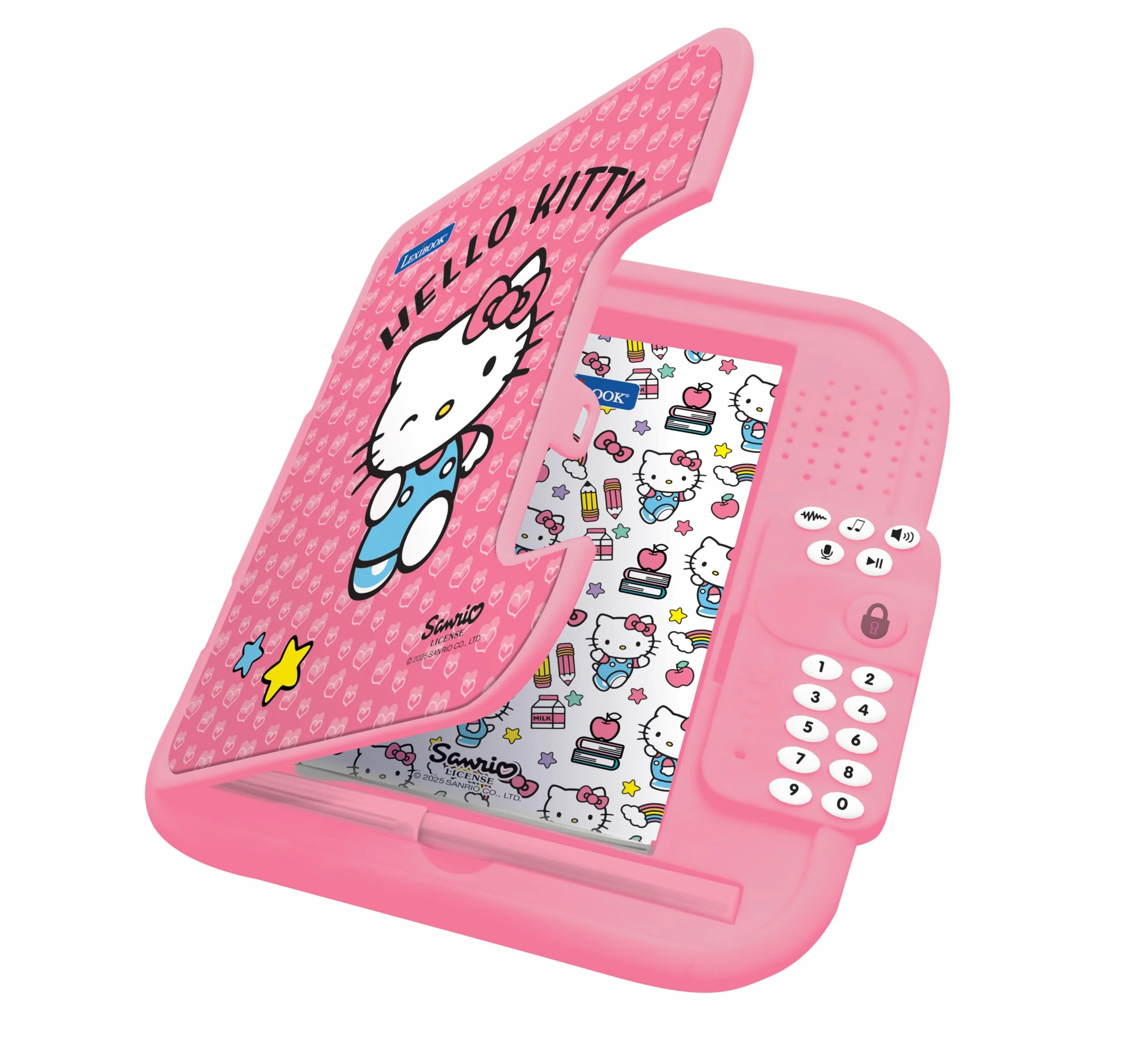 Lexibook Hello Kitty Journal intime électronique interactif avec stylo et carnet Rose/blanc SD50HK