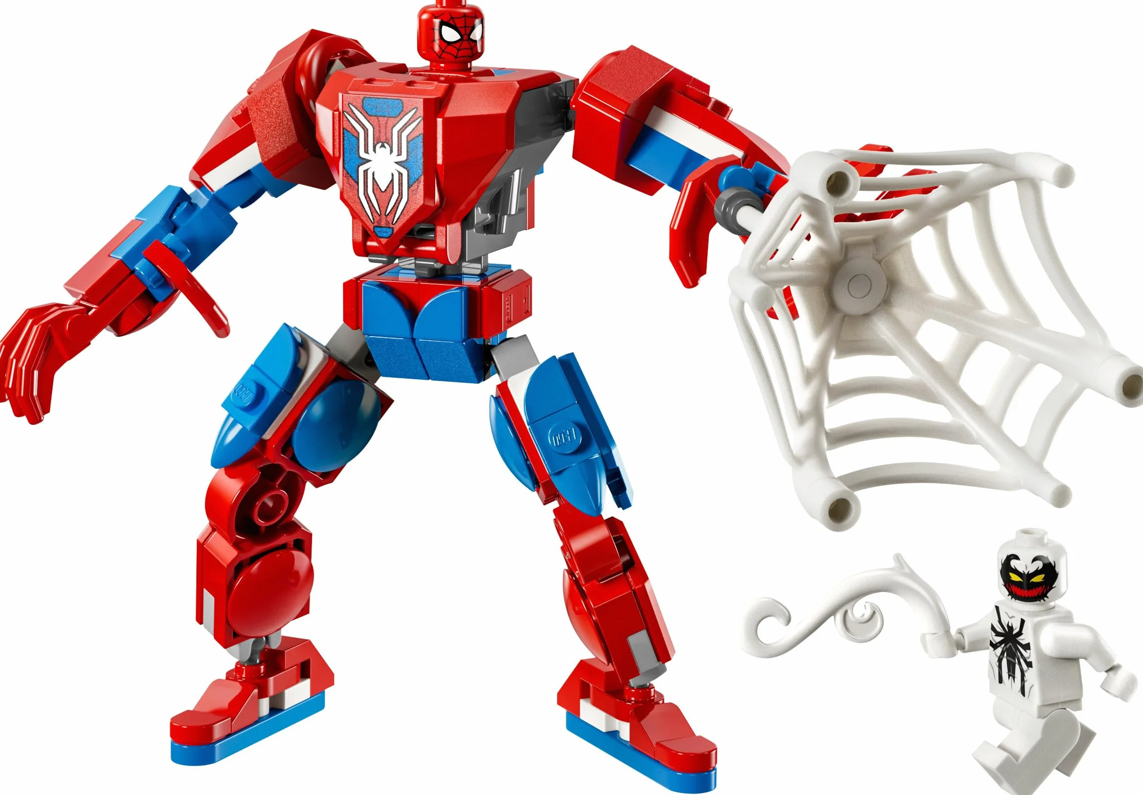 LEGO Marvel Spider-Man Mech vs. Anti-Venom 76308 Building Toy with 2 Minifigures for 6+ Year Old Boys and Girls