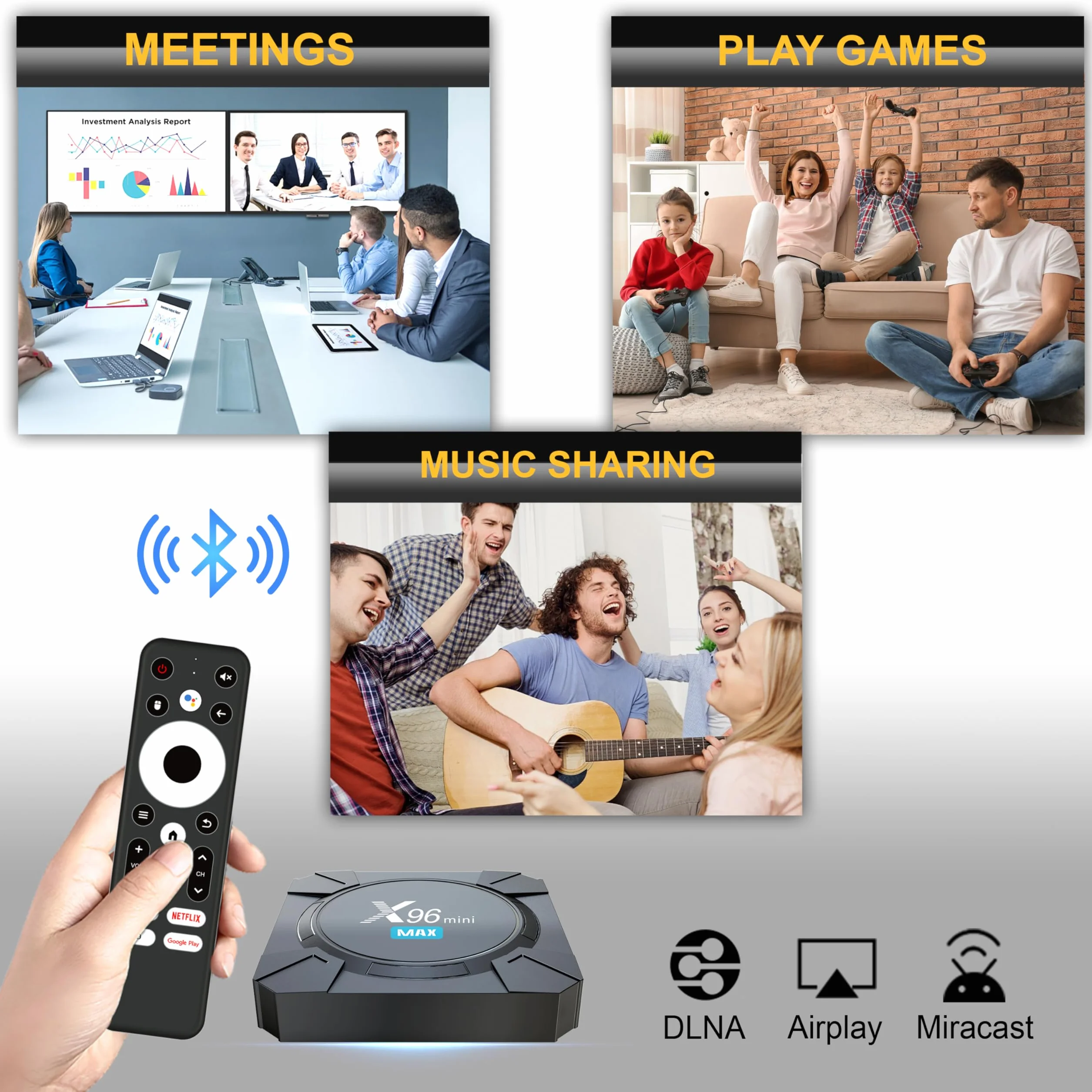 Android TV Box X96 Mini Max Black