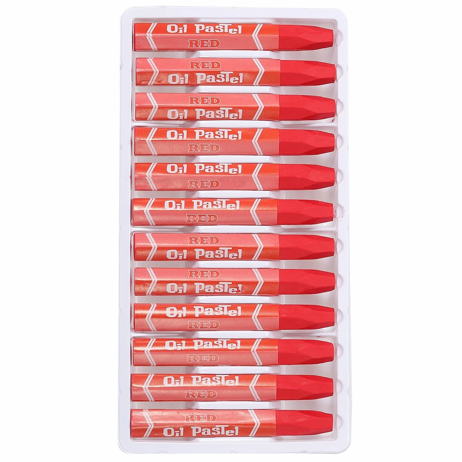PATIKIL Pastels À L'huile Rouges, 48Pcs Craies Grasses Douces Pastels Vibrants Pour Peinture Dessin