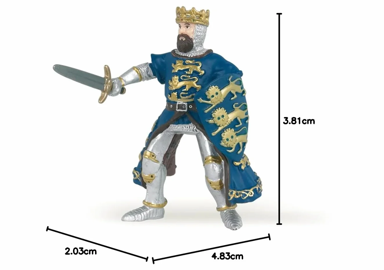Papo MINI KNIGHTS Tube 12 pièces Figurines réalistes 3 ans Peintes à la main Jouets enfants
