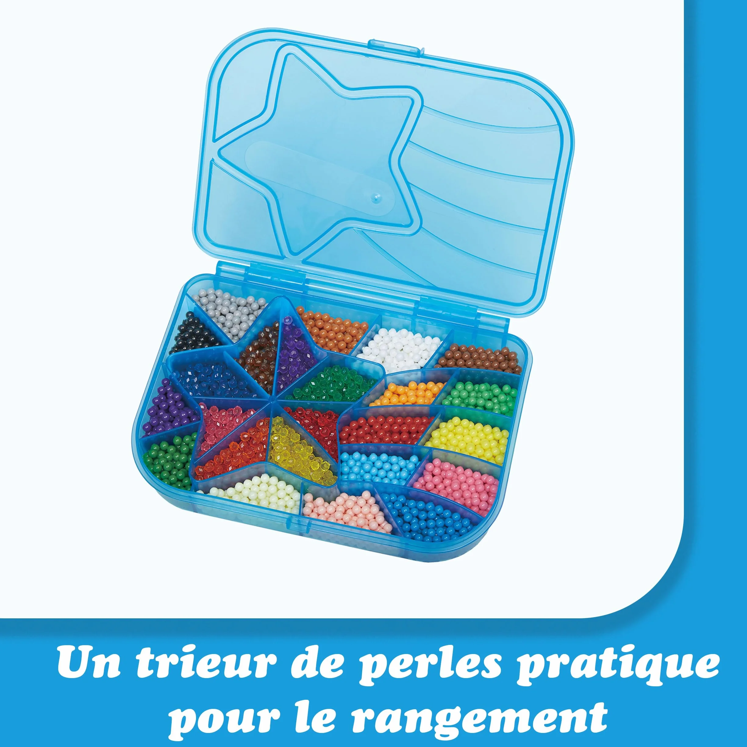 Aquabeads Méga Recharge 2400 Perles Kit Loisirs Créatifs Activité Manuelle Enfants Jouet 4 Ans+