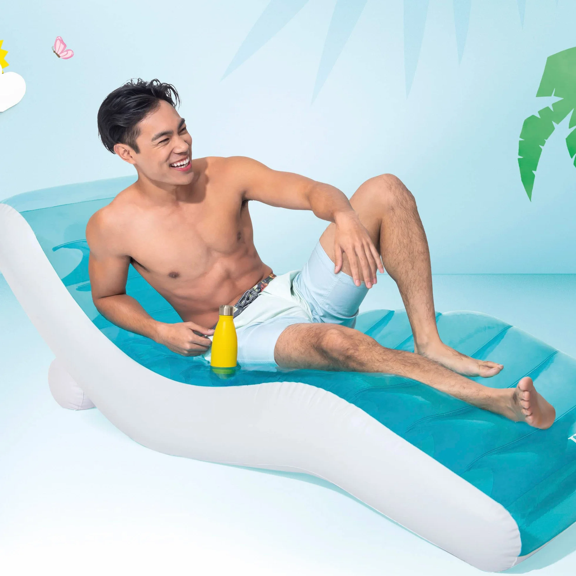 Intex Splash Lounge 191 x 99 cm Matelas Gonflable
