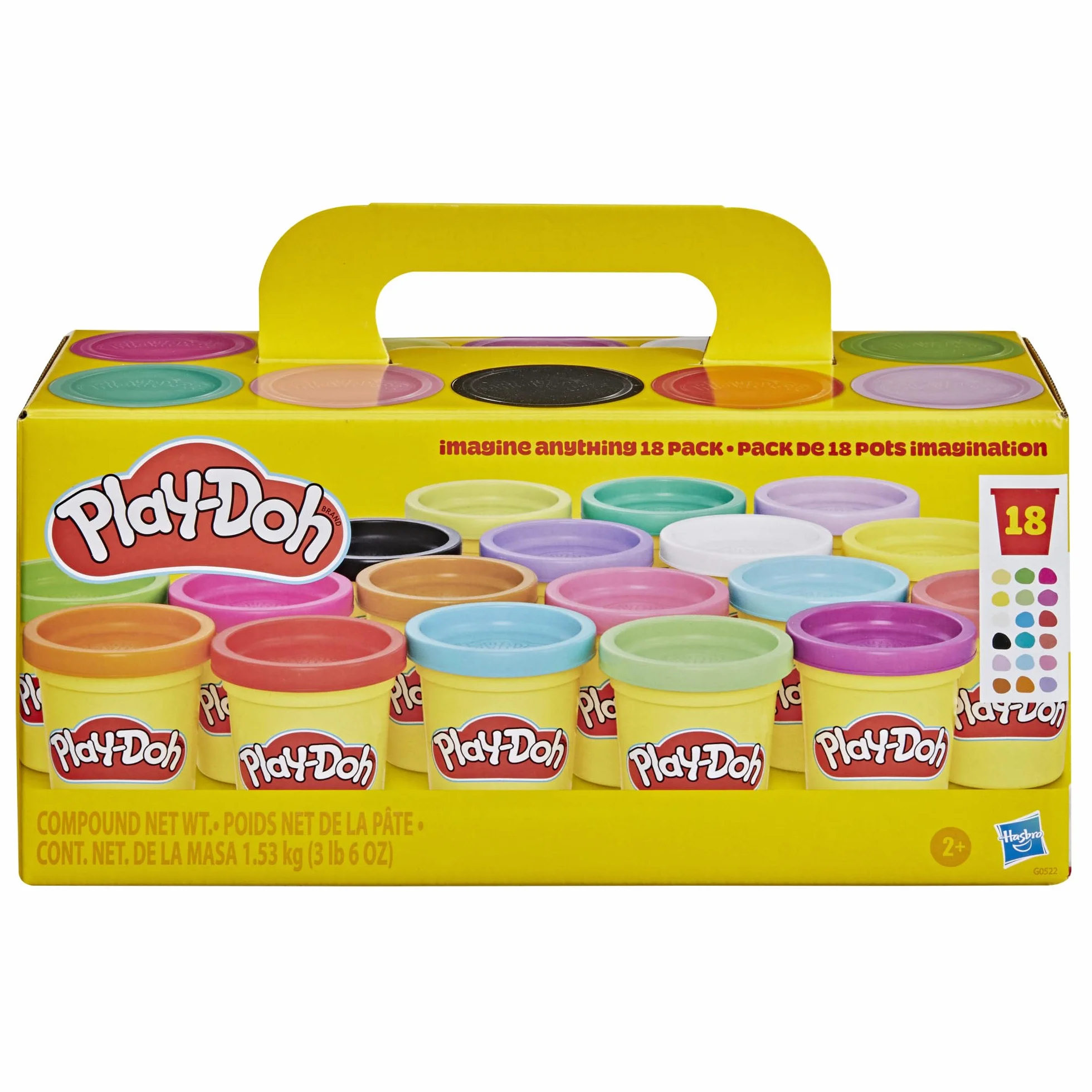 Play-Doh Pack de 18 Pots Pâte à modeler Imagination Activité manuelle Dès 3 ans