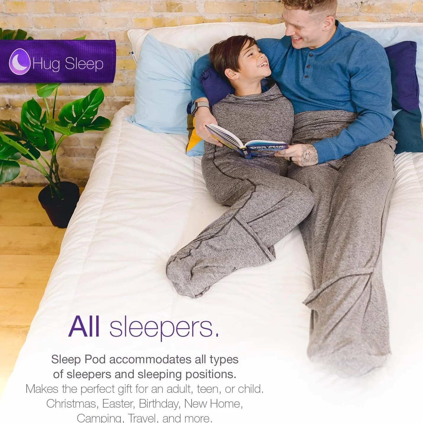 Gigoteuse de Compression pour Adultes – Couverture Anti-Stress Anxiété, Capsule de Sommeil en Tissu Extensible Respirant