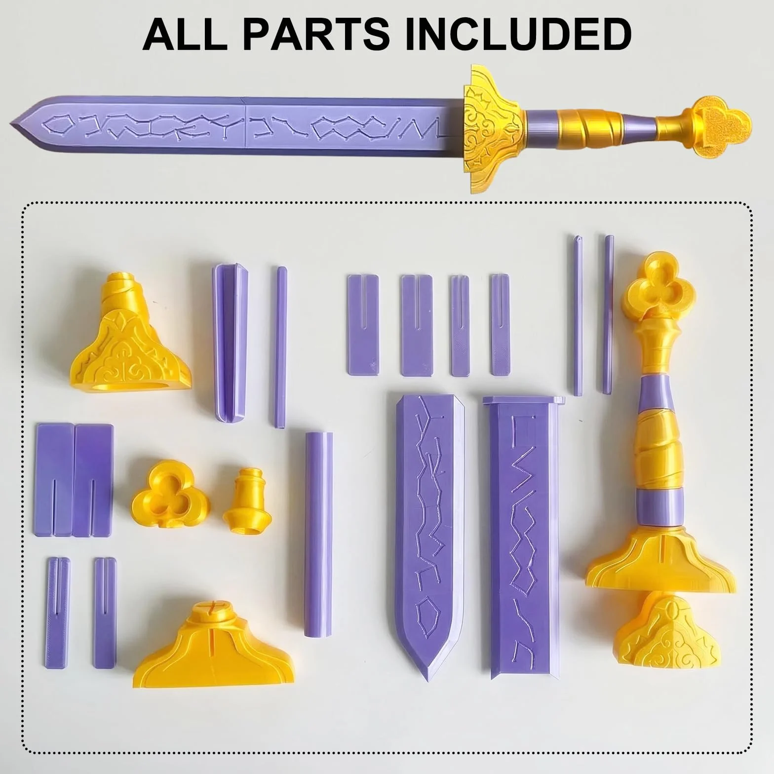 Epee R-umi Anime Hunters Cosplay Weapons Props Violet Halloween Carnaval