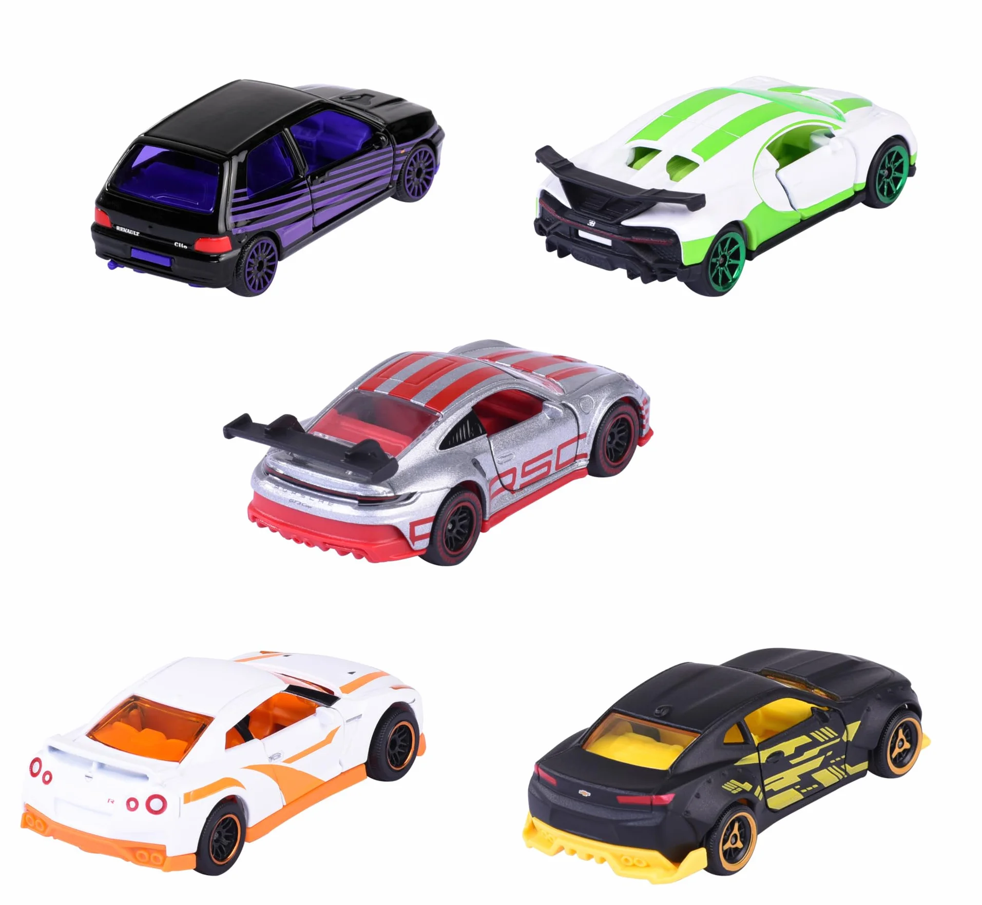 Majorette Color Trace Giftpack Edition Limitée Coffret 5 Véhicules Miniatures 2 Exclusifs