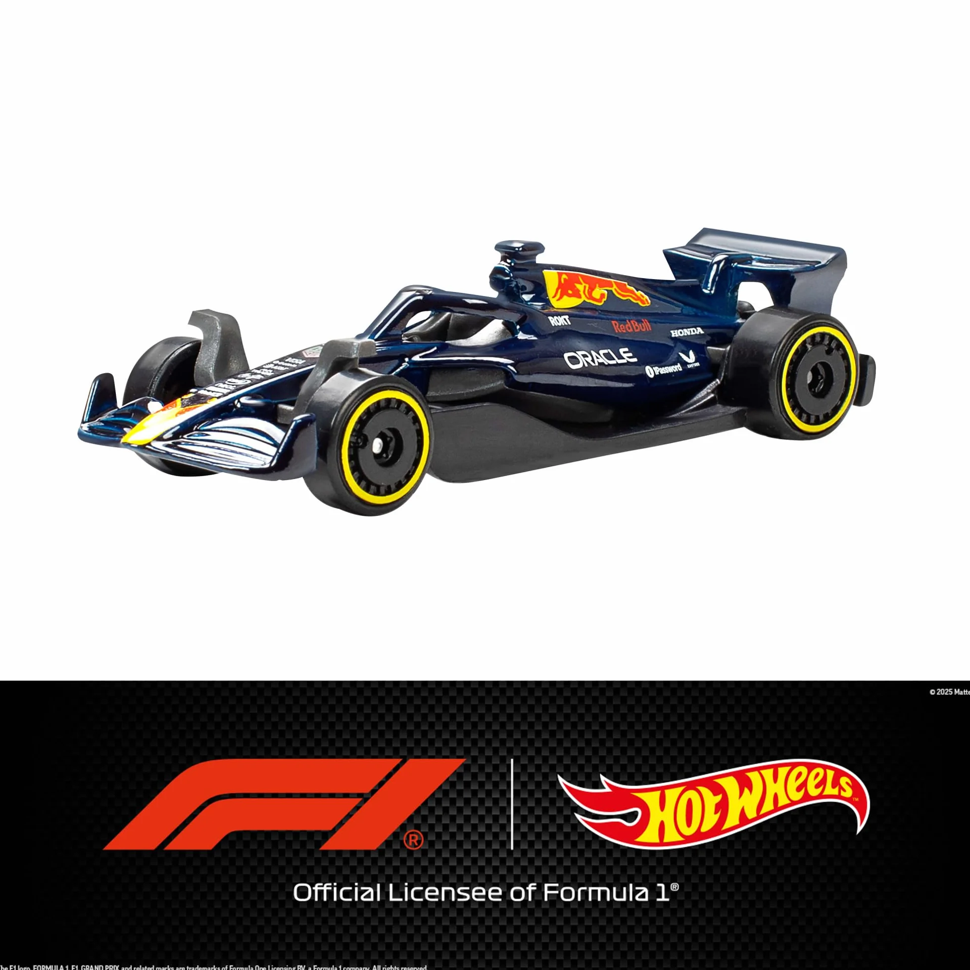 Hot Wheels Coffret 5 Voitures de Course Échelle 1/64 Modèles Réduits Métal Moulé Formule 1® Officiel JLN11