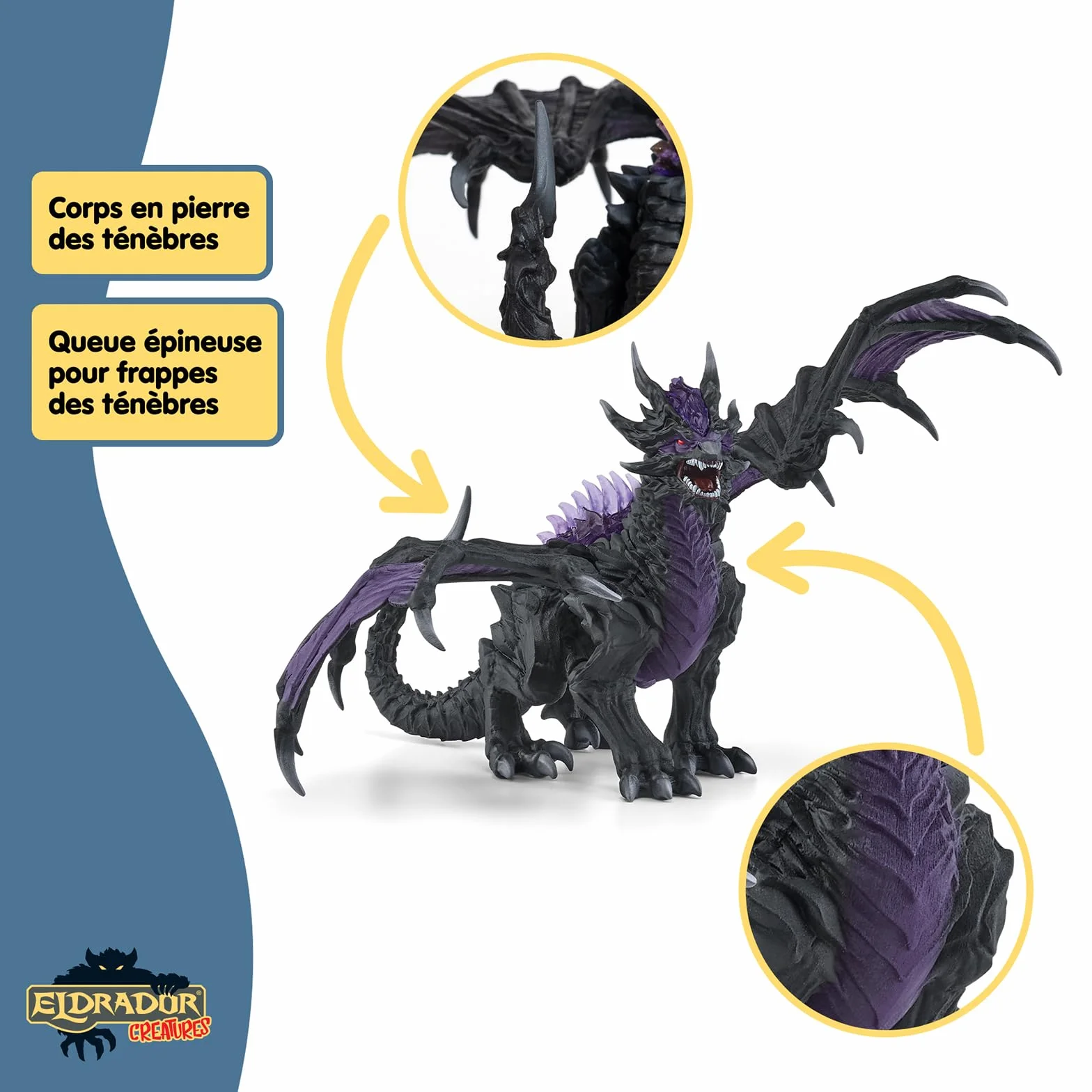 Schleich 70152 Dragon des Ombres Figurine ELDRADOR Creatures 19 x 22 x 13 cm