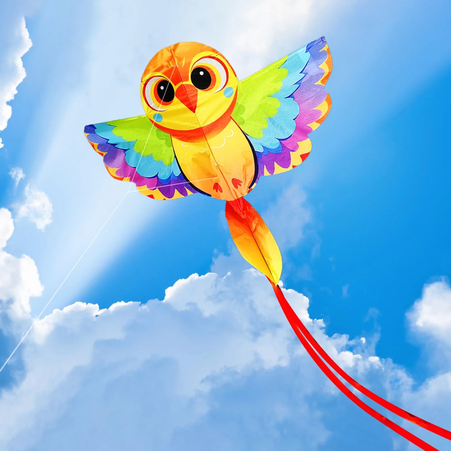 Cerf-Volant Animal pour Adultes Facile à Voler Structure Unique Jeux de Plein Air