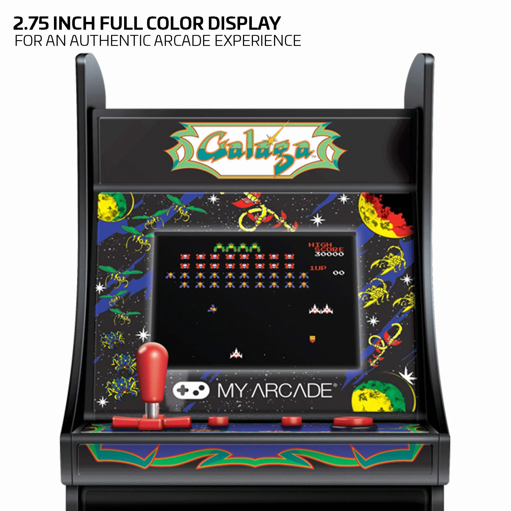 My Arcade Micro Player Galaga Mini Borne Retro