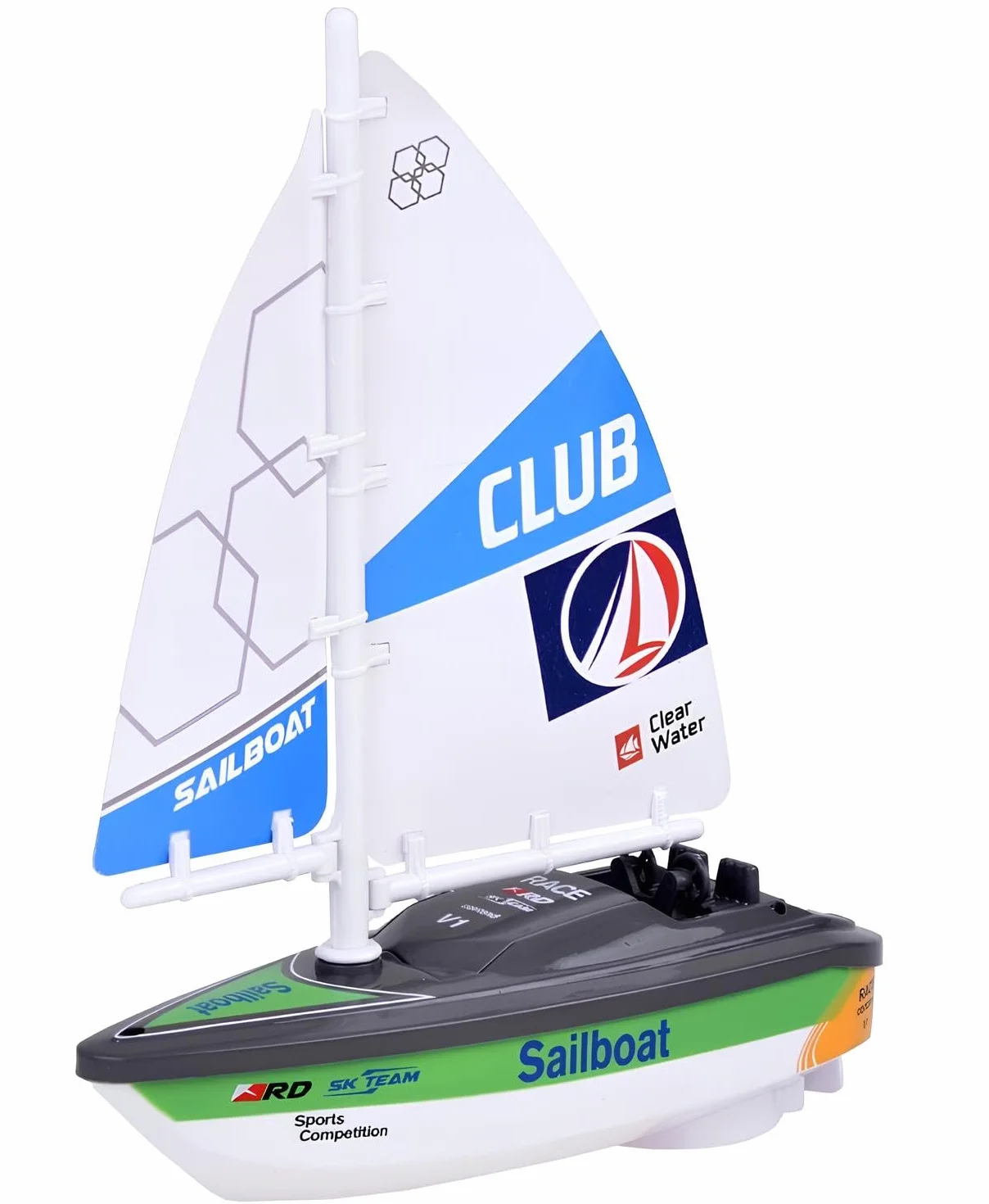 Bateau à voile Jouet à Batterie à Moteur Électrique pour Enfants