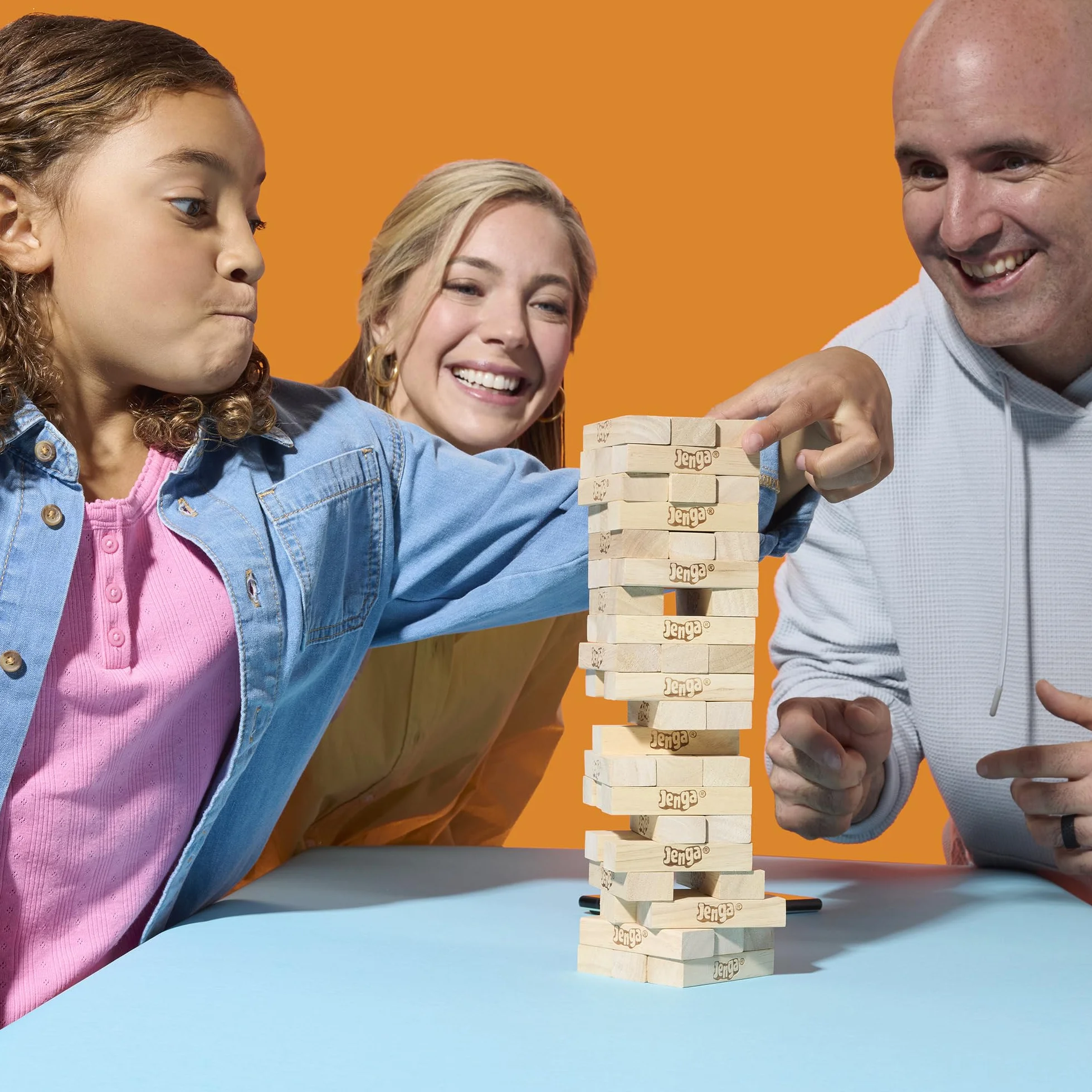 Hasbro Jenga 2025 Jeu Officiel Plus de Façons de Jouer