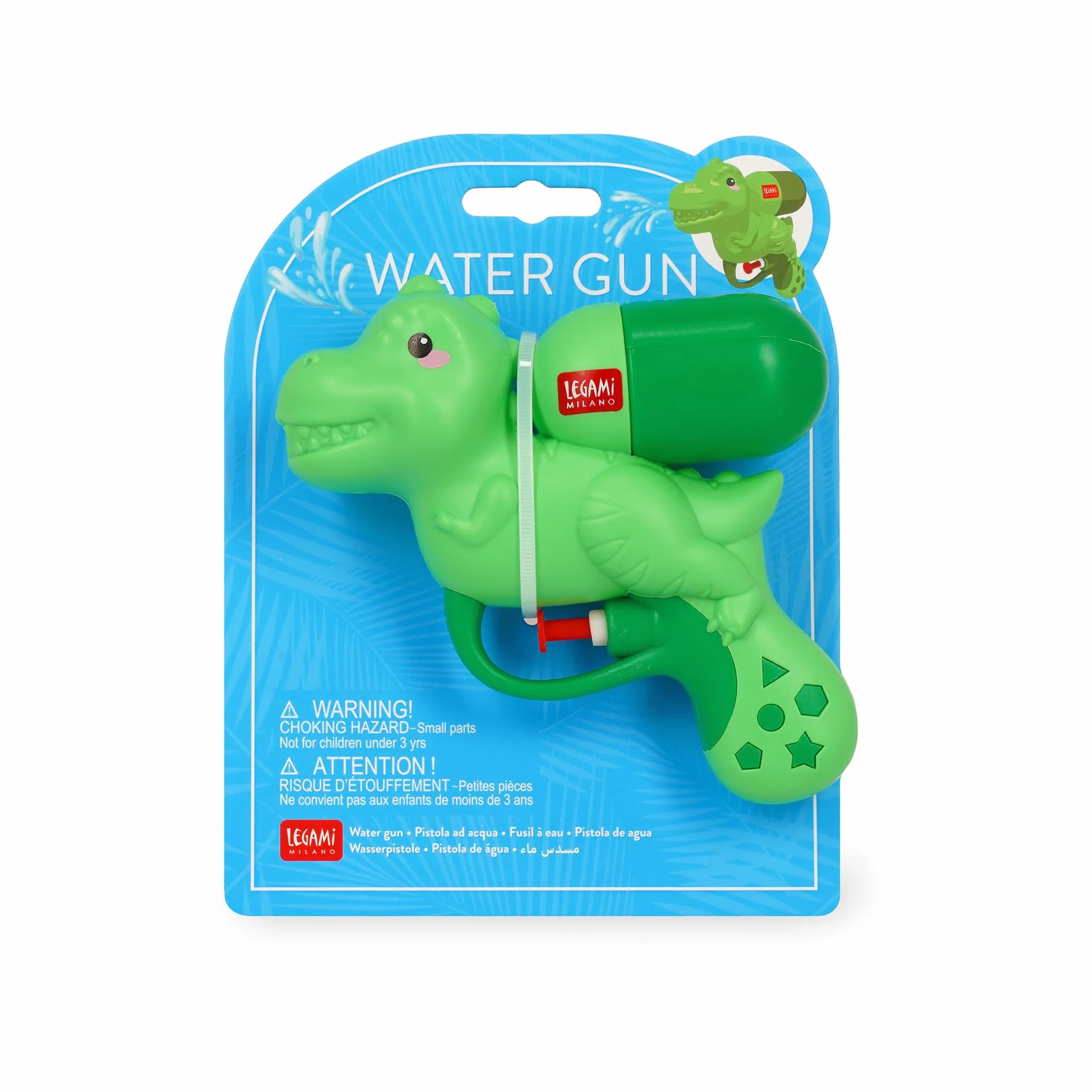 Legami Pistolet à Eau Mini 50 ML Jet 2,5 mètres