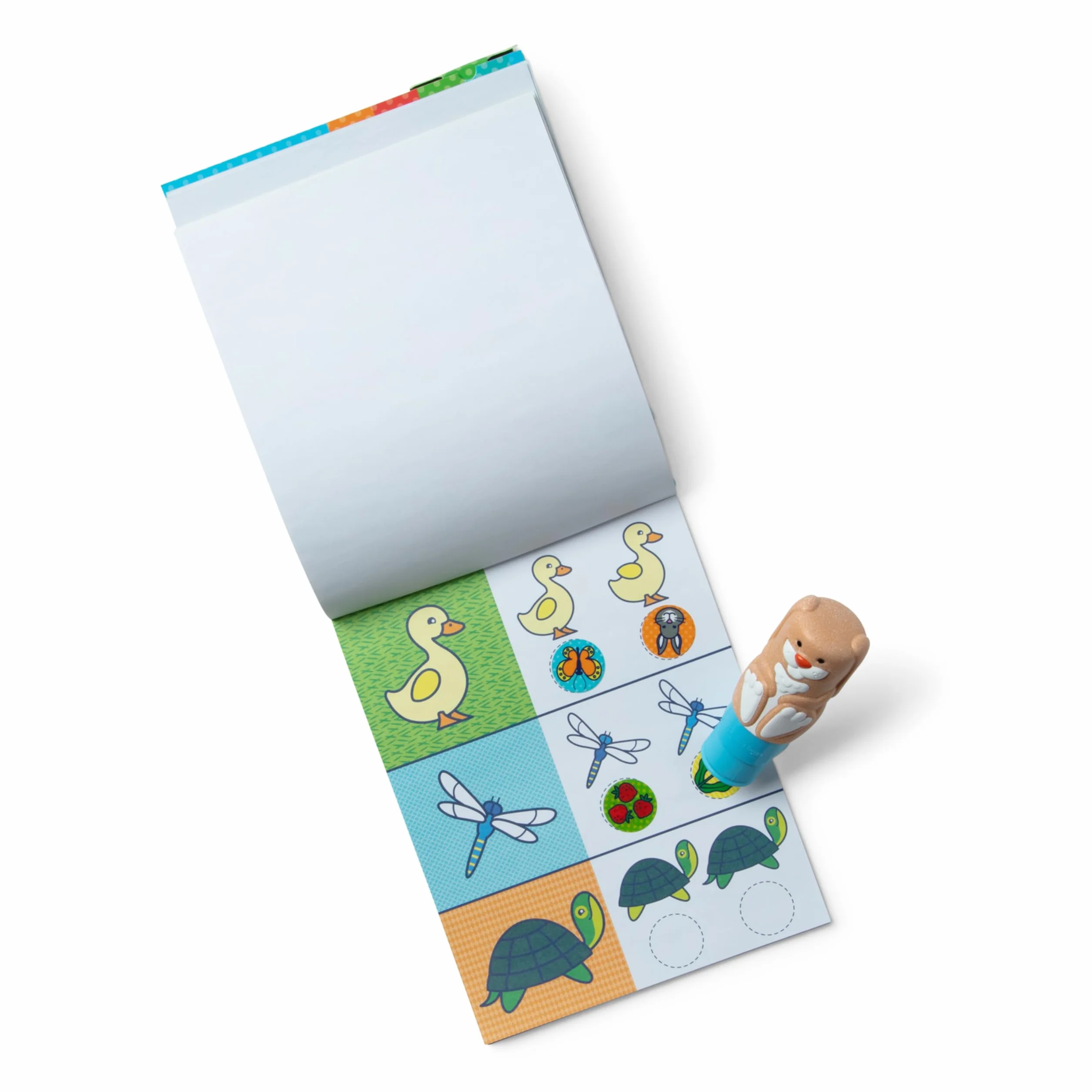 Melissa & Doug Sticker Wow Tamponneuse Lapin Bloc Activités 300 Autocollants Livre Activités Stickers Enfant 3 Ans+