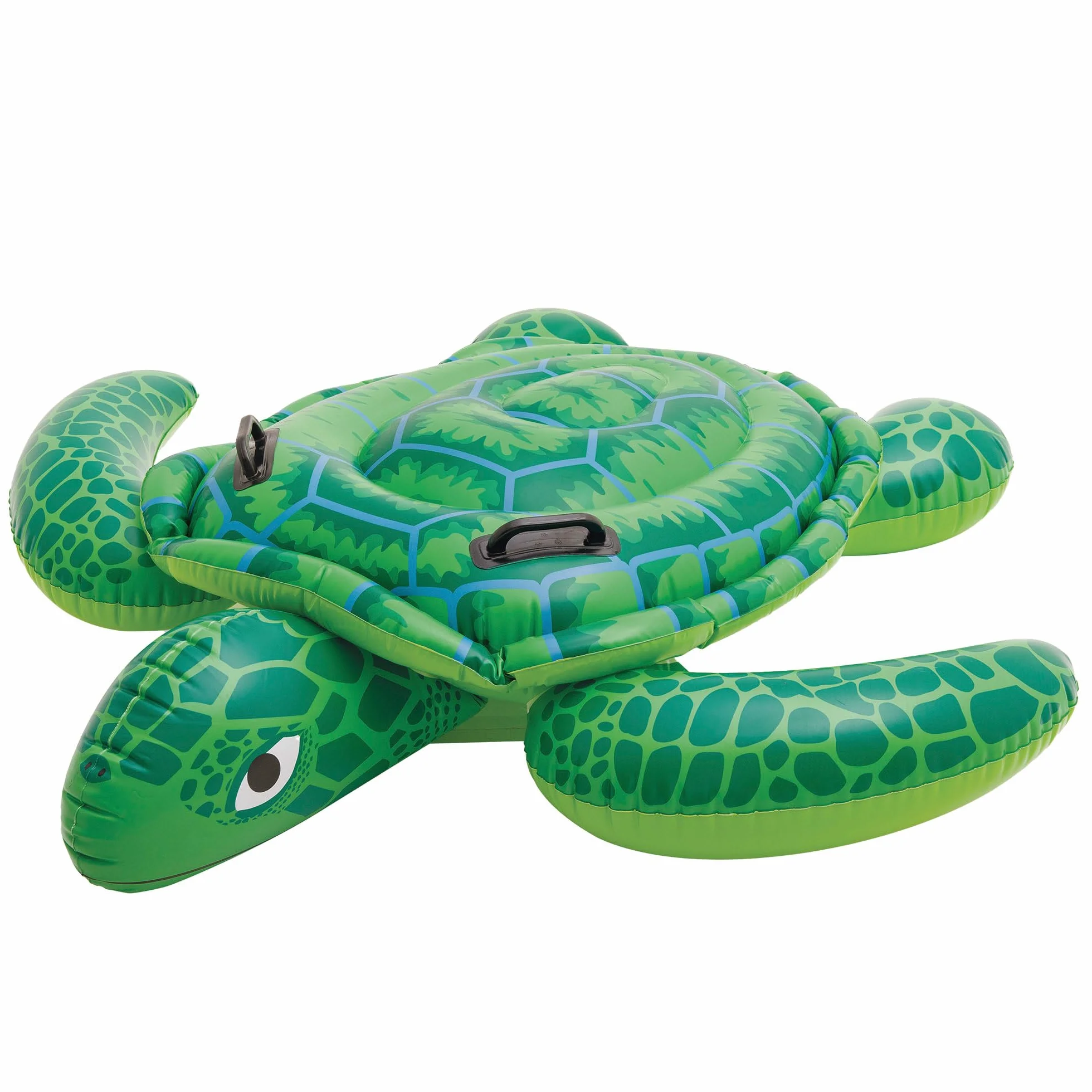 Intex Lil' Sea Turtle Ride on 1.50m x 1.27m Swimming Pool Beach Toy
