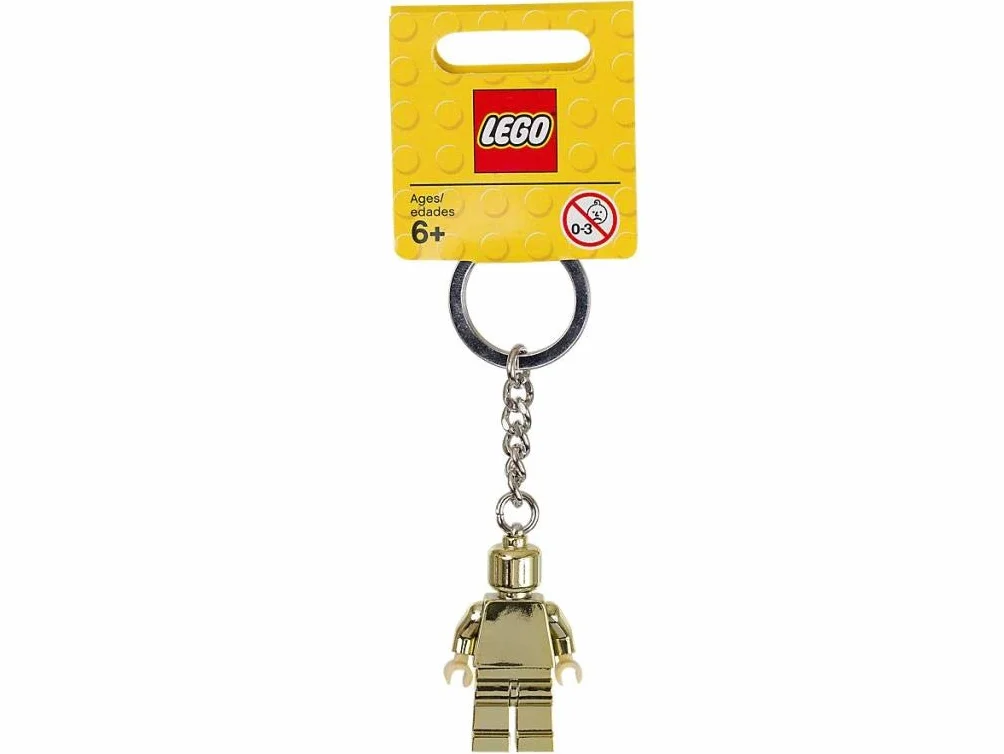 Lego Gold Minifigure Porte-Clés Collector