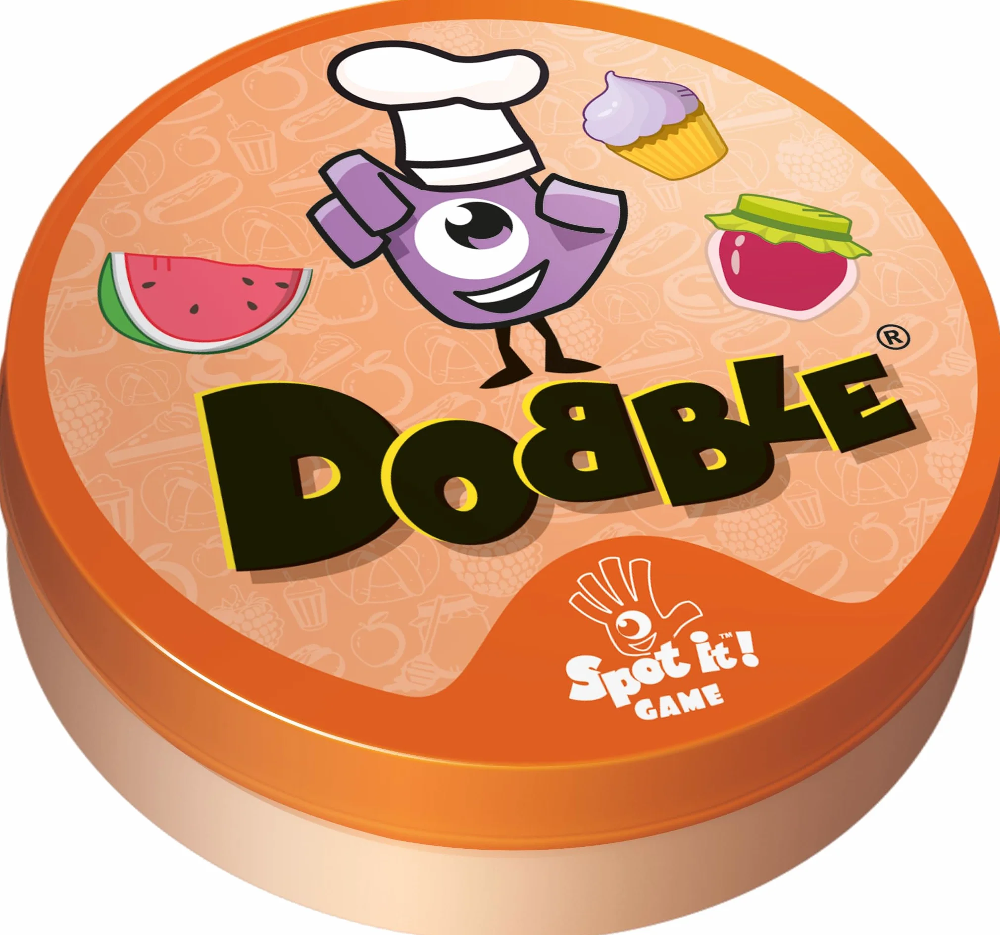 Dobble Asmodee Gourmandise - Jeu de Cartes Rapide pour Toute la Famille - 2-8 Joueurs, 6+ Ans