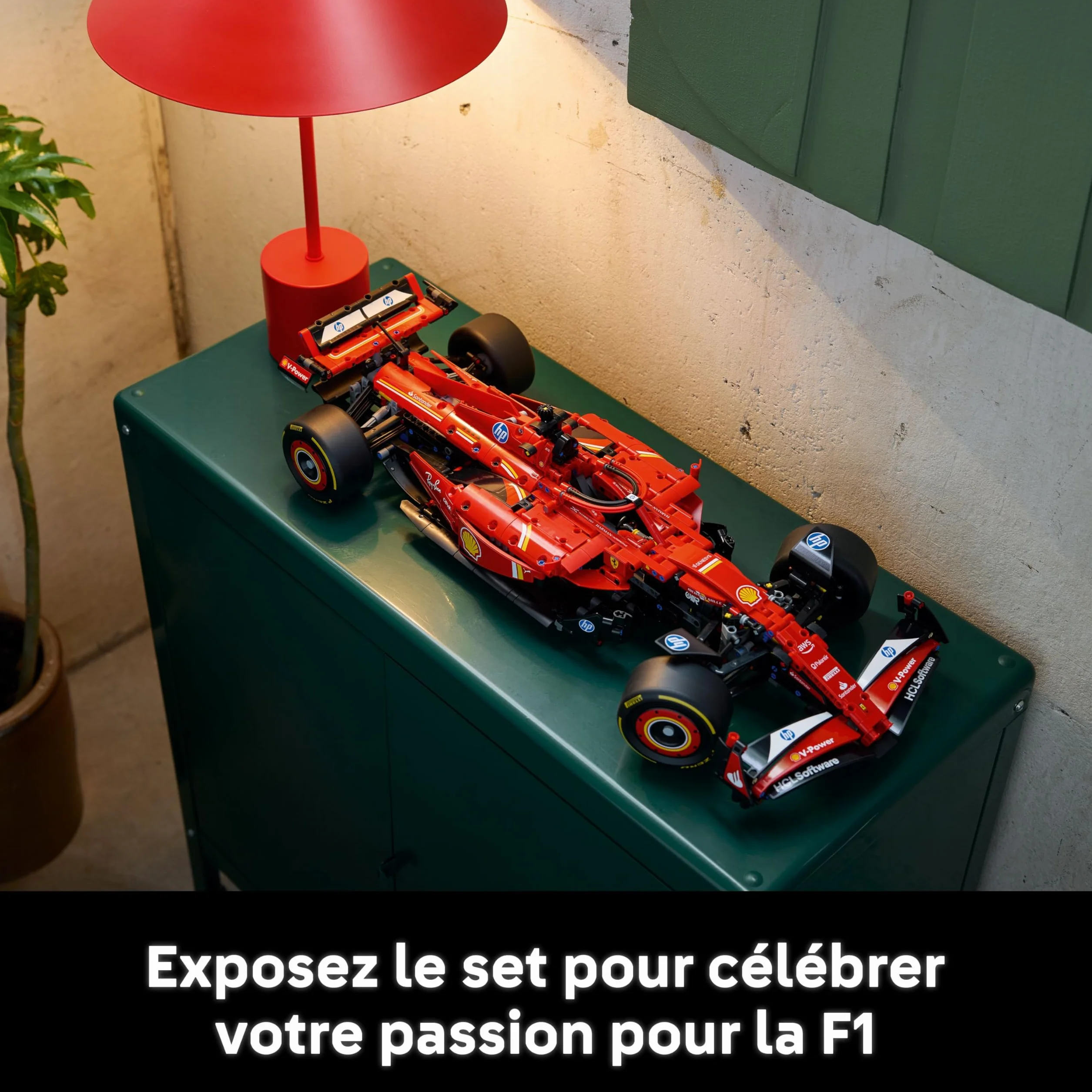 LEGO Technic Ferrari SF-24 F1 Maquette 1/8 Voiture de Course Collector Moteur V6 Boîte de Vitesses DRS Volant 42207