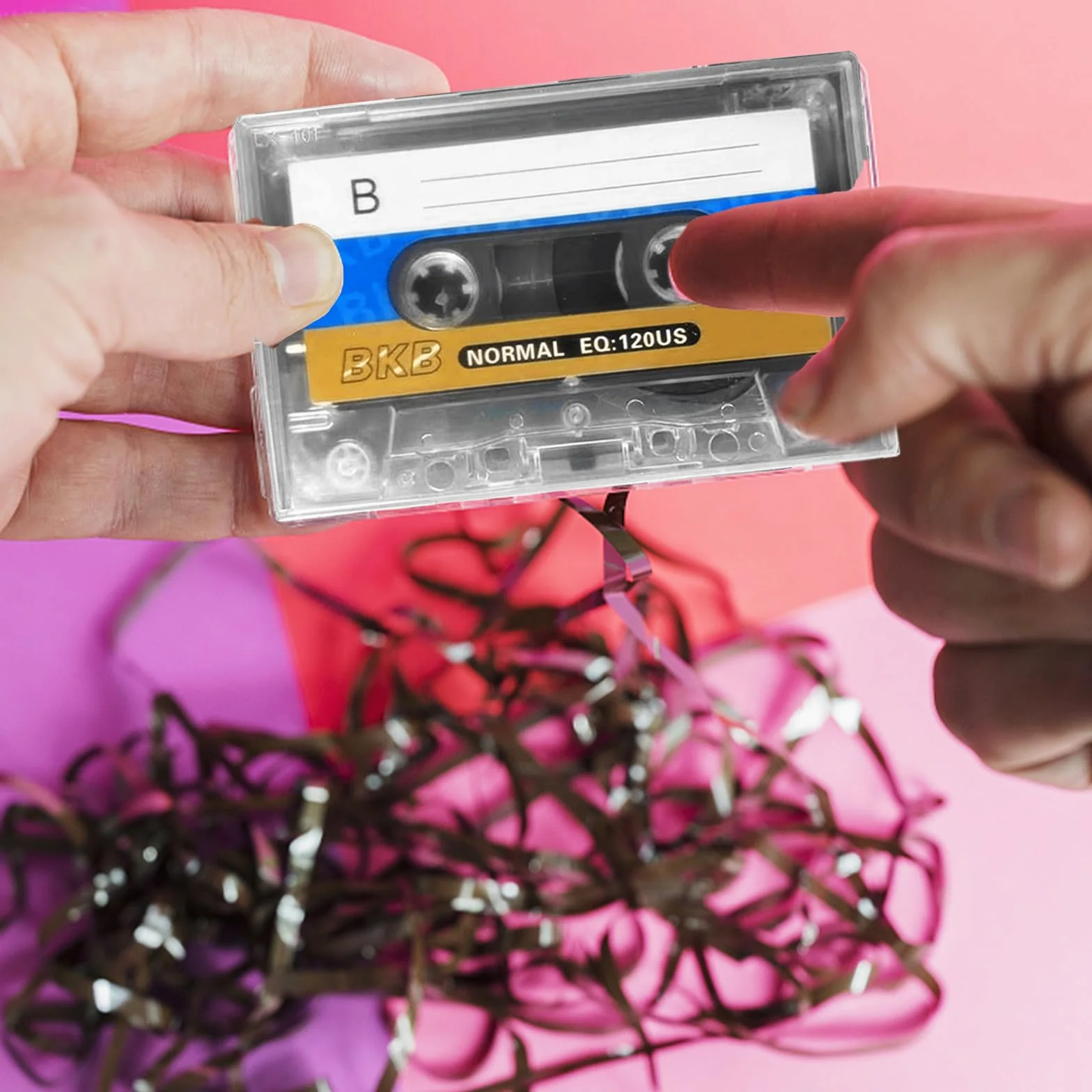 Lot de 10 cassettes audio 90 min vides faible bruit pour enregistrements