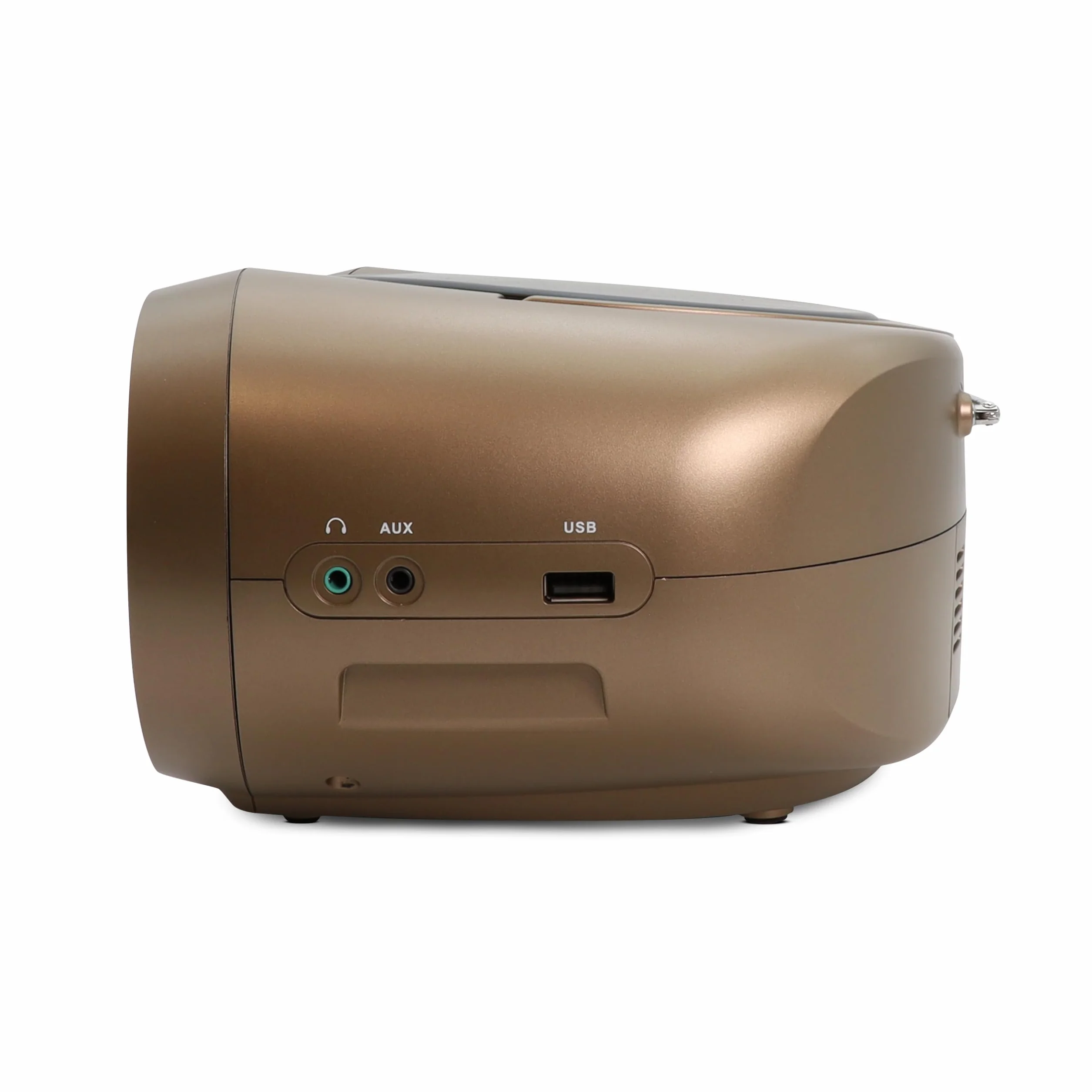 MOOOV Lecteur CD Copper & Black Radio FM Port USB Fonctions Sleep ID3