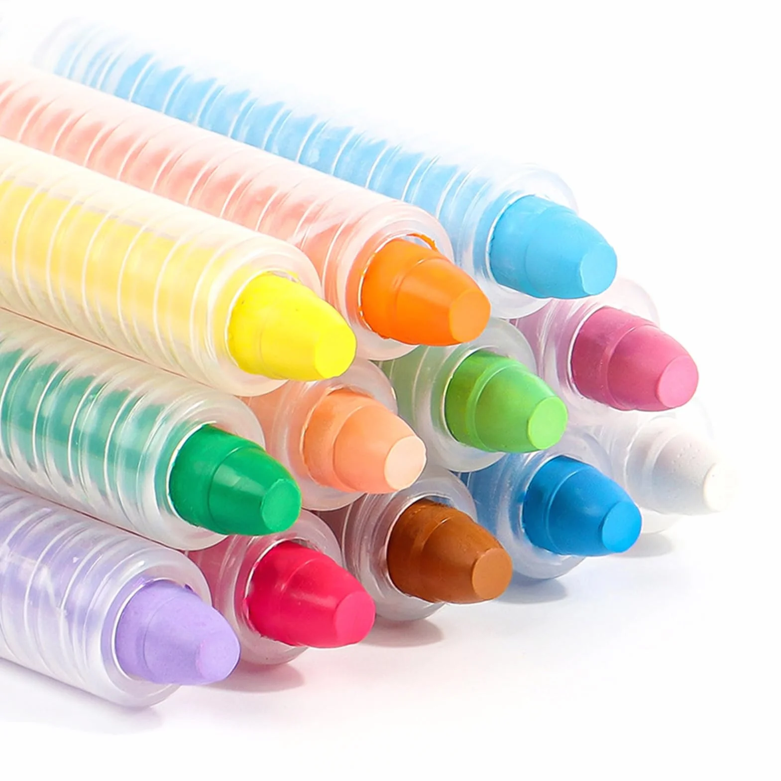 Craie Sans Poussière Pour Tableau Noir 12 Couleurs Pastel