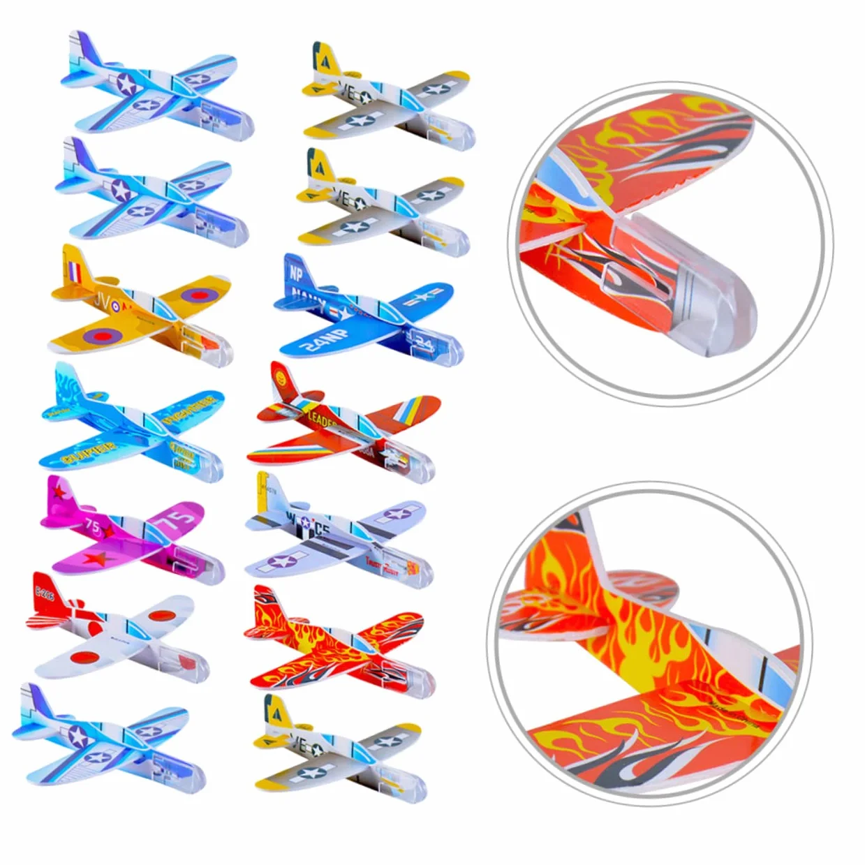 SUPVOX 30 pièces Jouet Avion Planeur pour Garçon Fille Extérieur
