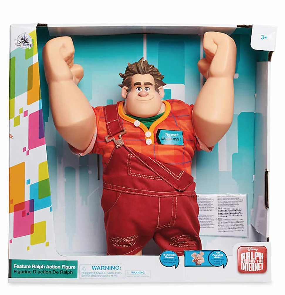 Disney Store Figurine Ralph Articulée Parlante Les Mondes de Ralph 2