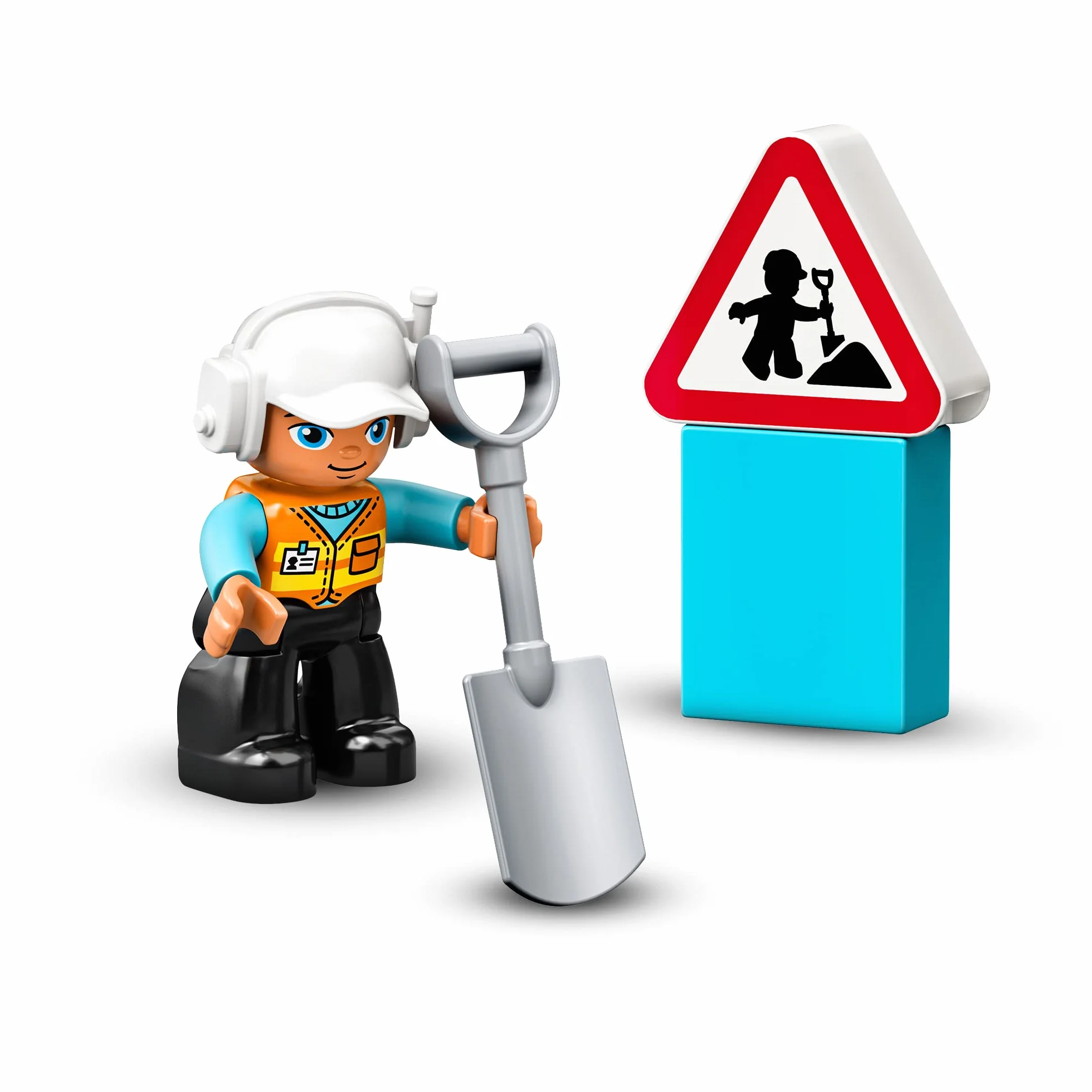 LEGO Duplo 10930 Le Bulldozer Jouet Engins De Chantier Enfant 2 Ans Motricité Fine