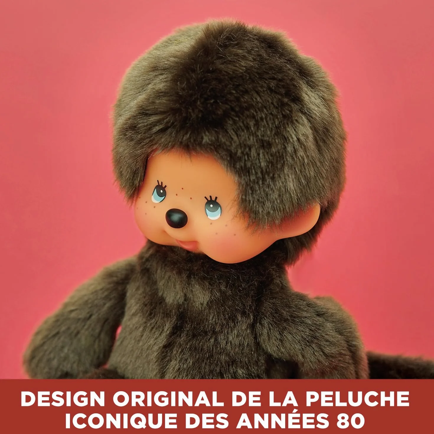 Monchhichi Original Peluche Singe Iconique 20 cm BANDAI