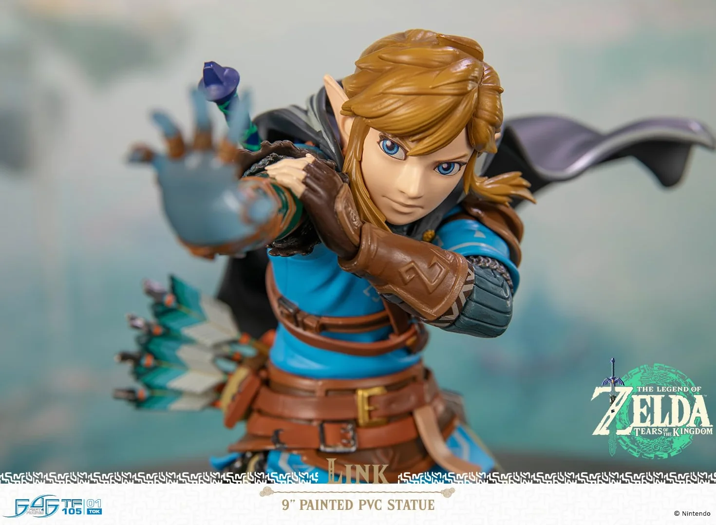First4Figures - The Legend of Zelda : Tears of The Kingdom - Link - Figurine PVC, 21 cm - Standard Edition