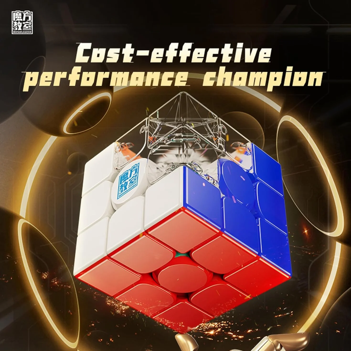 Moyu RS3M V5 2023 Magnetic Dual Adjustment 3x3 Speed Cube Professional Puzzle Cube Stickerless