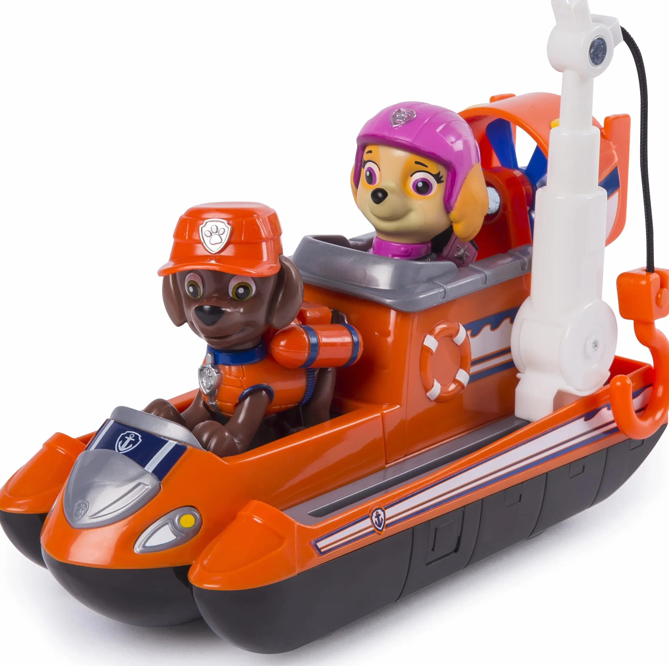 PAW PATROL Ultimate Rescue Aéroglisseur avec hélice et crochet de sauvetage 3 ans et plus Version Anglaise