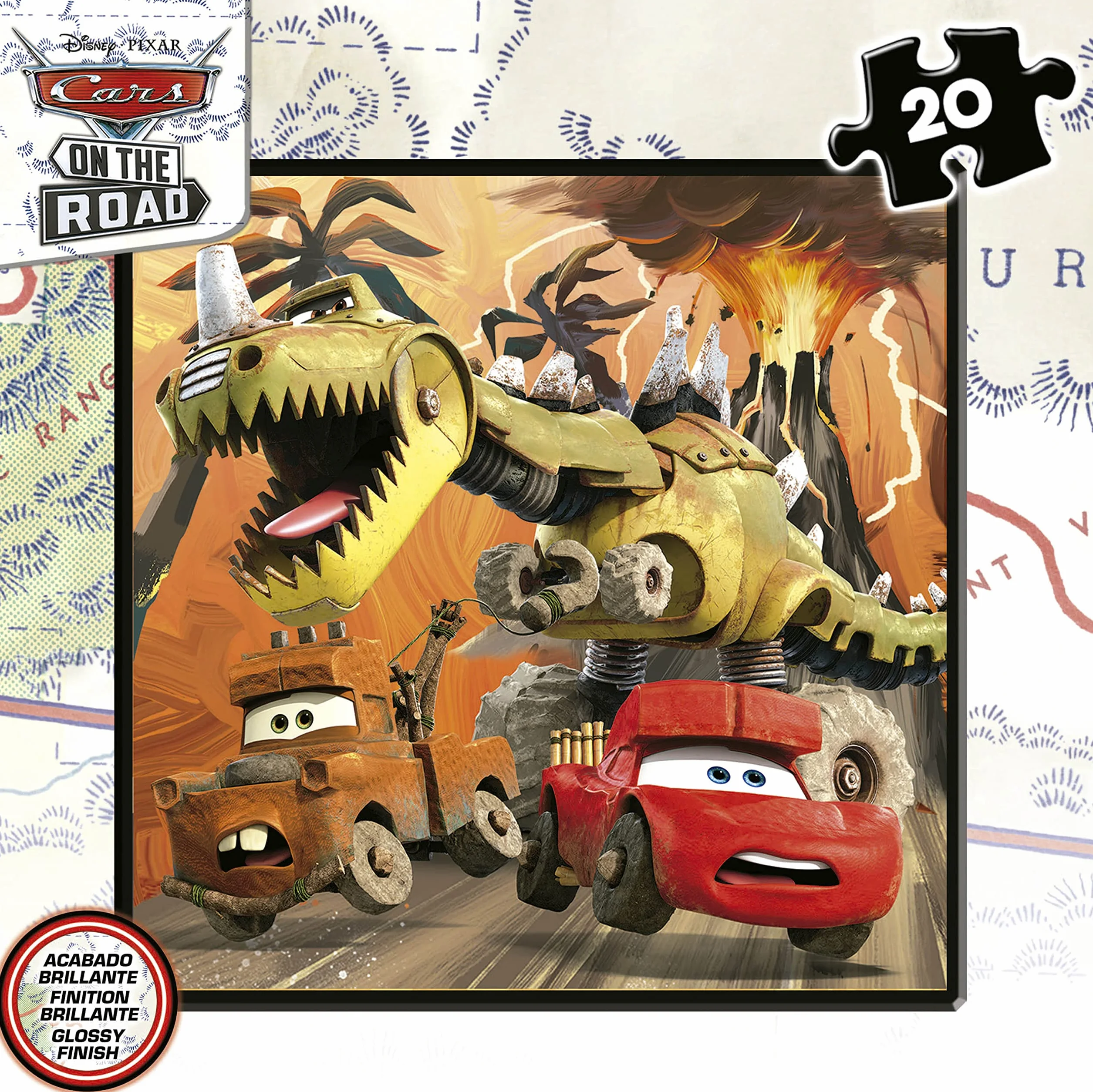 Educa Puzzles Cars Ensemble 4 puzzles progressifs 12-25 pièces Mallette +3 ans