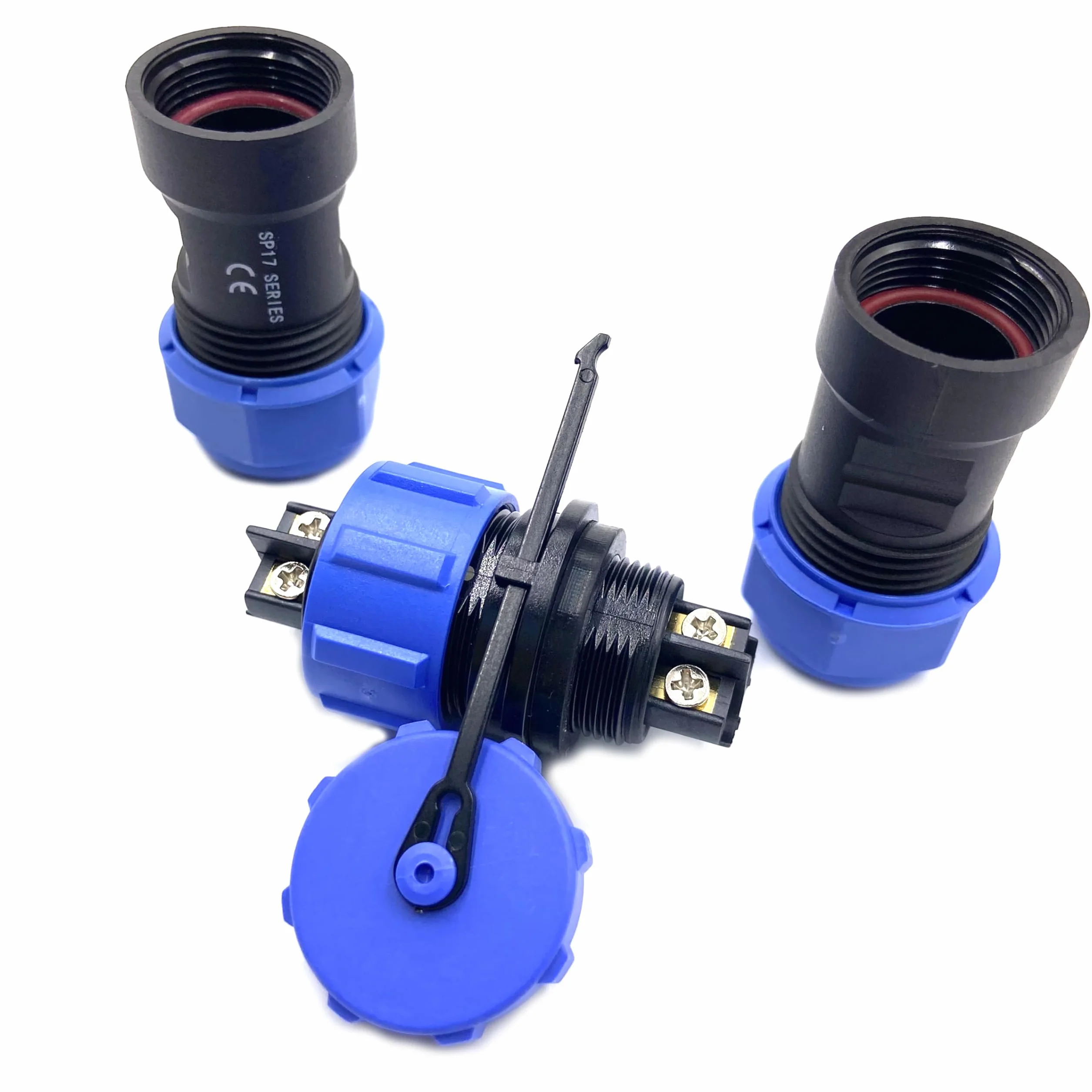 Connecteur Aviation Plug SP17 2 Broches IP68 500V 10A sans Soudure étanche Anti-poussière